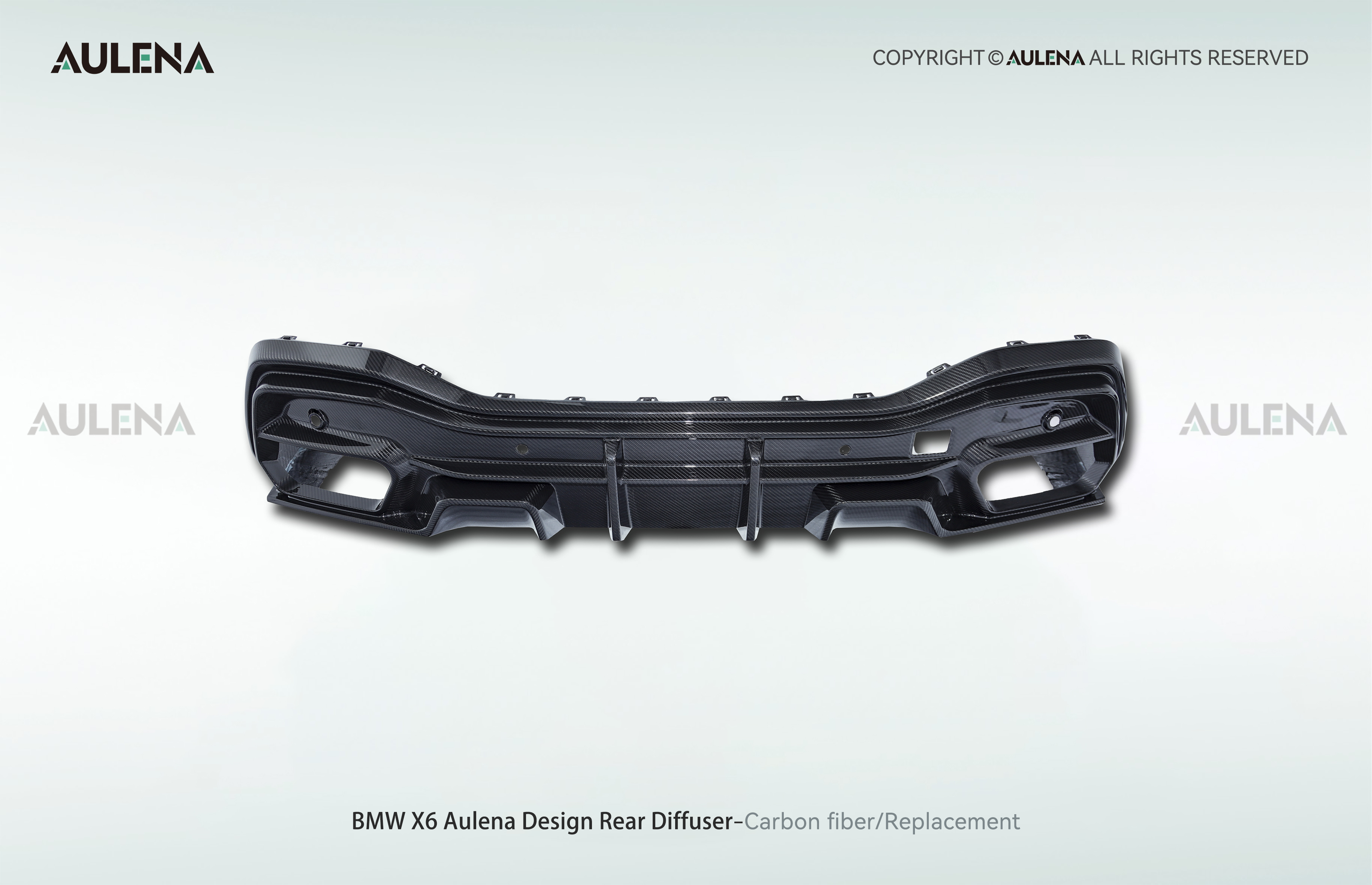 BMW X6 Aulena Design dry carbon performance Rear Diffuser