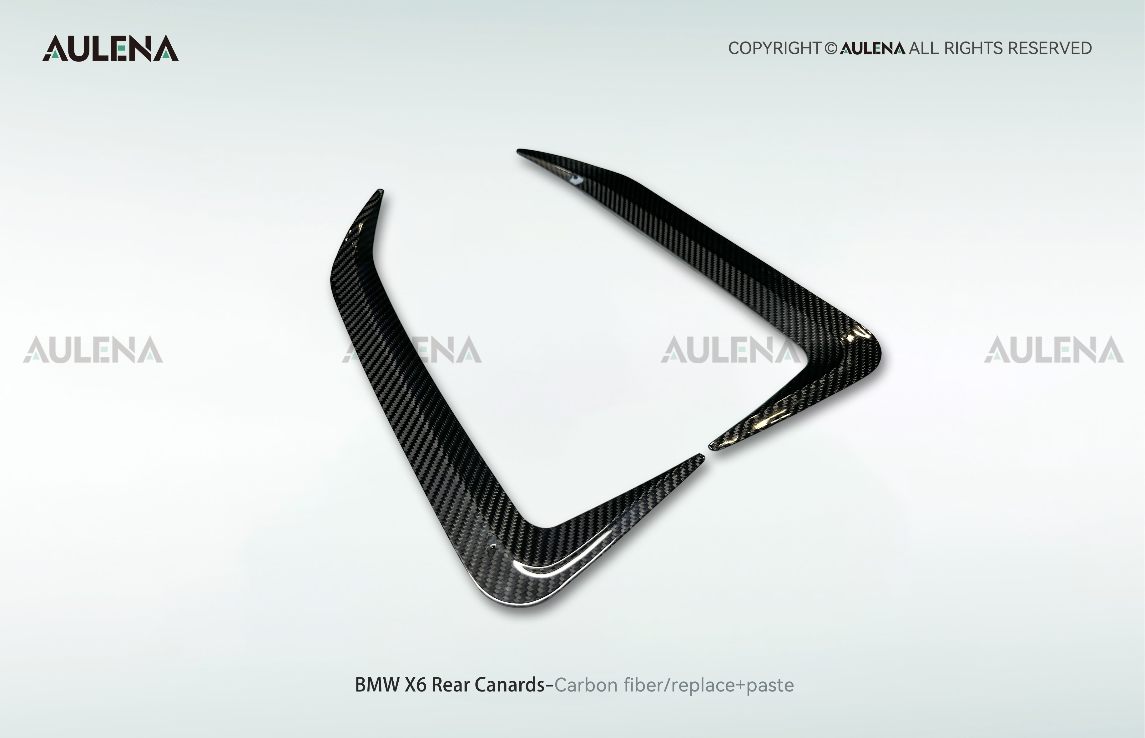 BMW X6 Aulena Design dry carbon performance Rear Canards