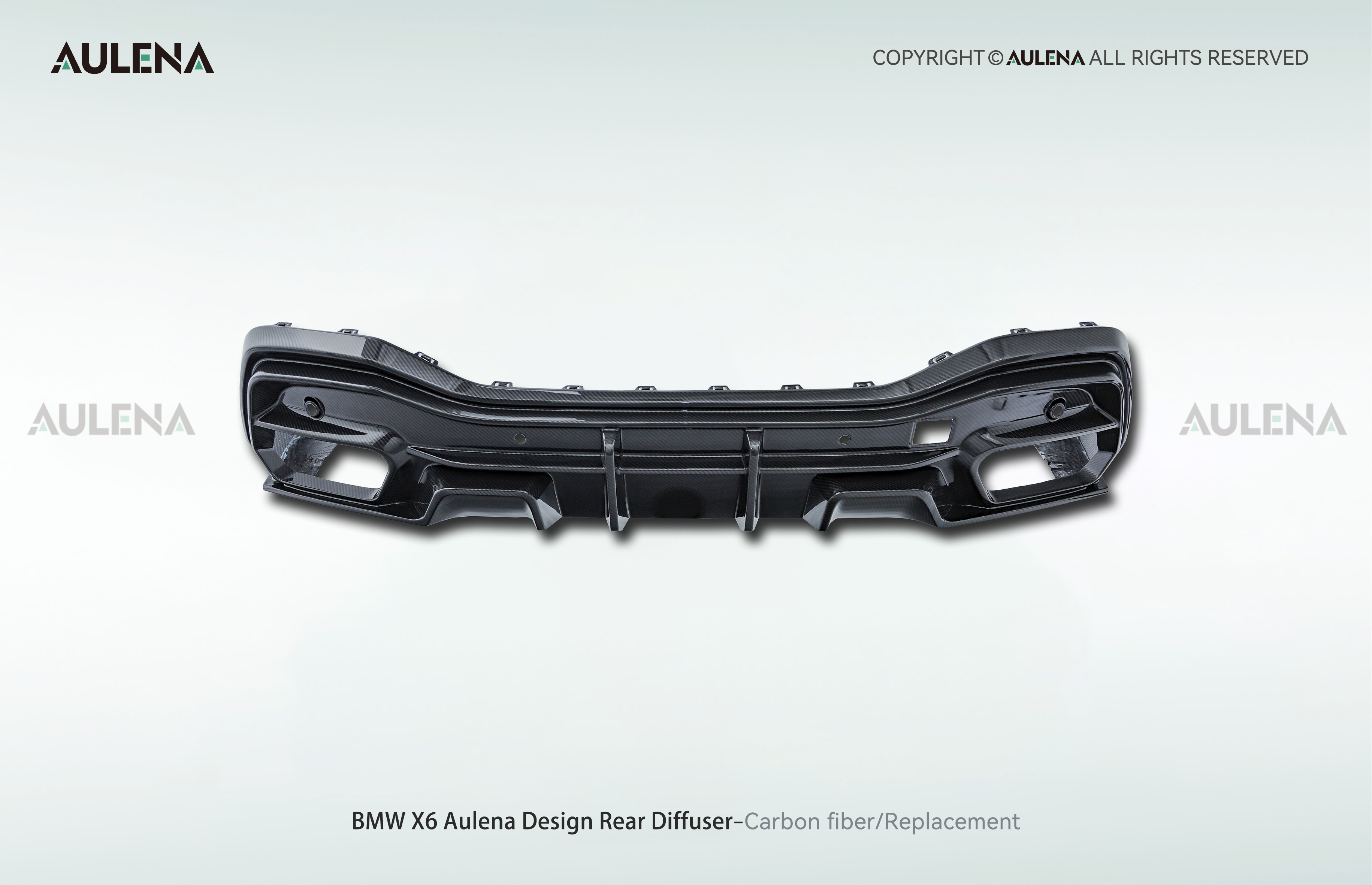 BMW X6 Aulena Design dry carbon performance Rear Diffuser