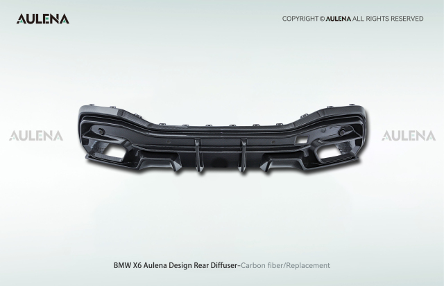 BMW X6 Aulena Design dry carbon performance Rear Diffuser
