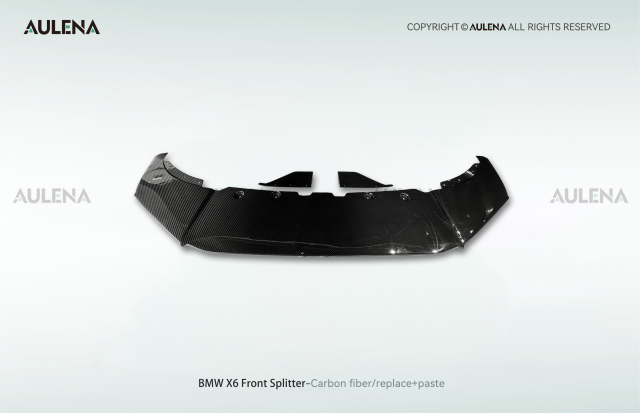 BMW X6 Aulena Design dry carbon performance Front Splitter