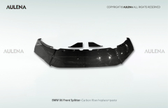 BMW X6 Aulena Design dry carbon performance Front Splitter