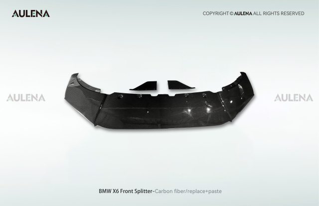 BMW X6 Aulena Design dry carbon performance Front Splitter