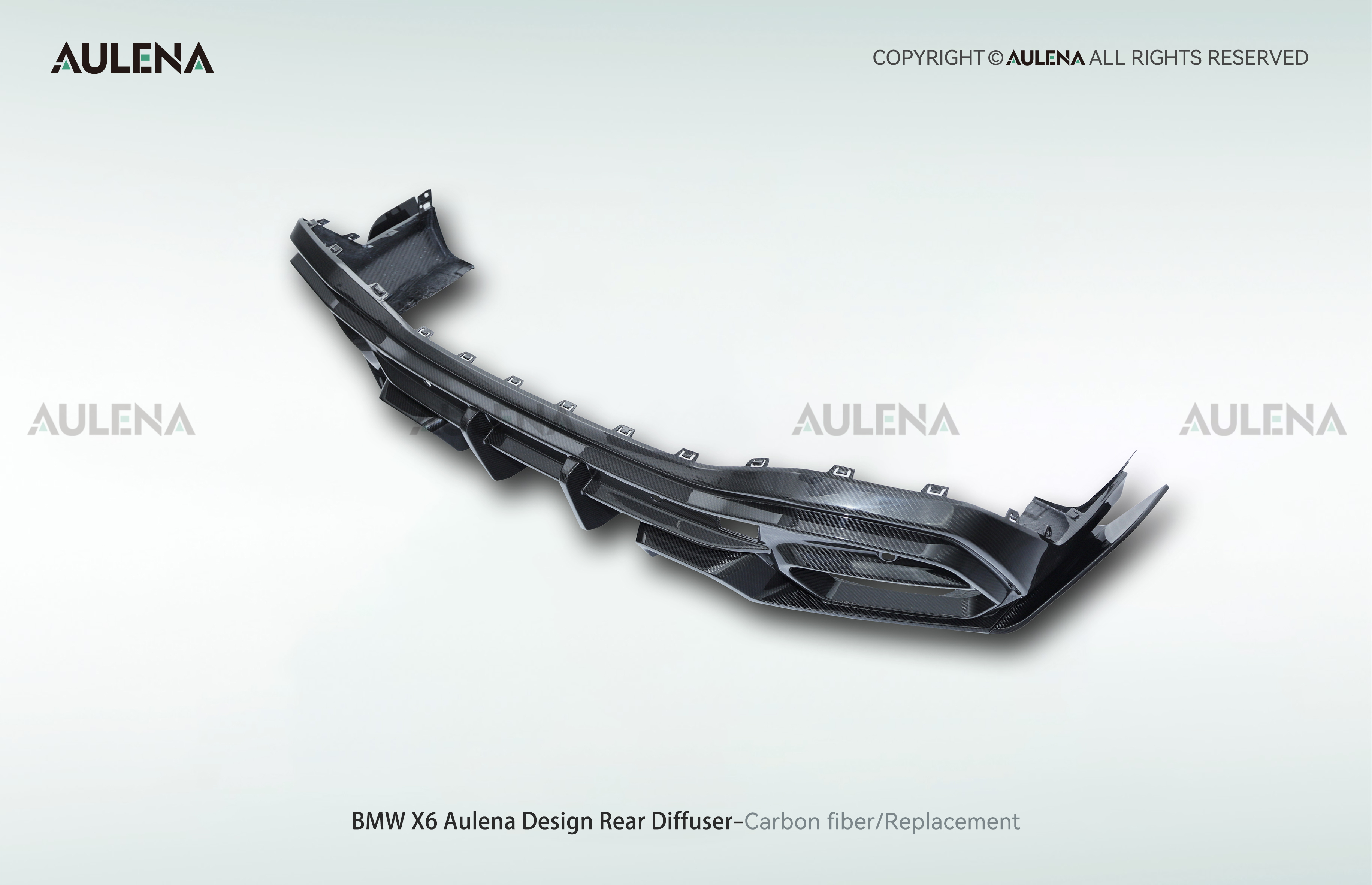 BMW X6 Aulena Design dry carbon performance Rear Diffuser