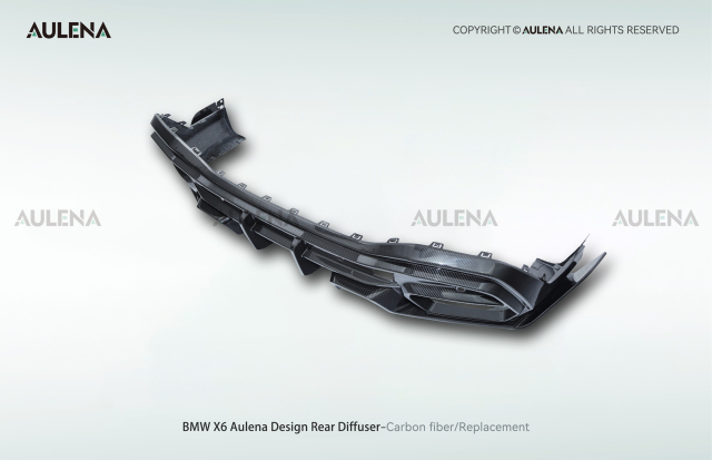 BMW X6 Aulena Design dry carbon performance Rear Diffuser