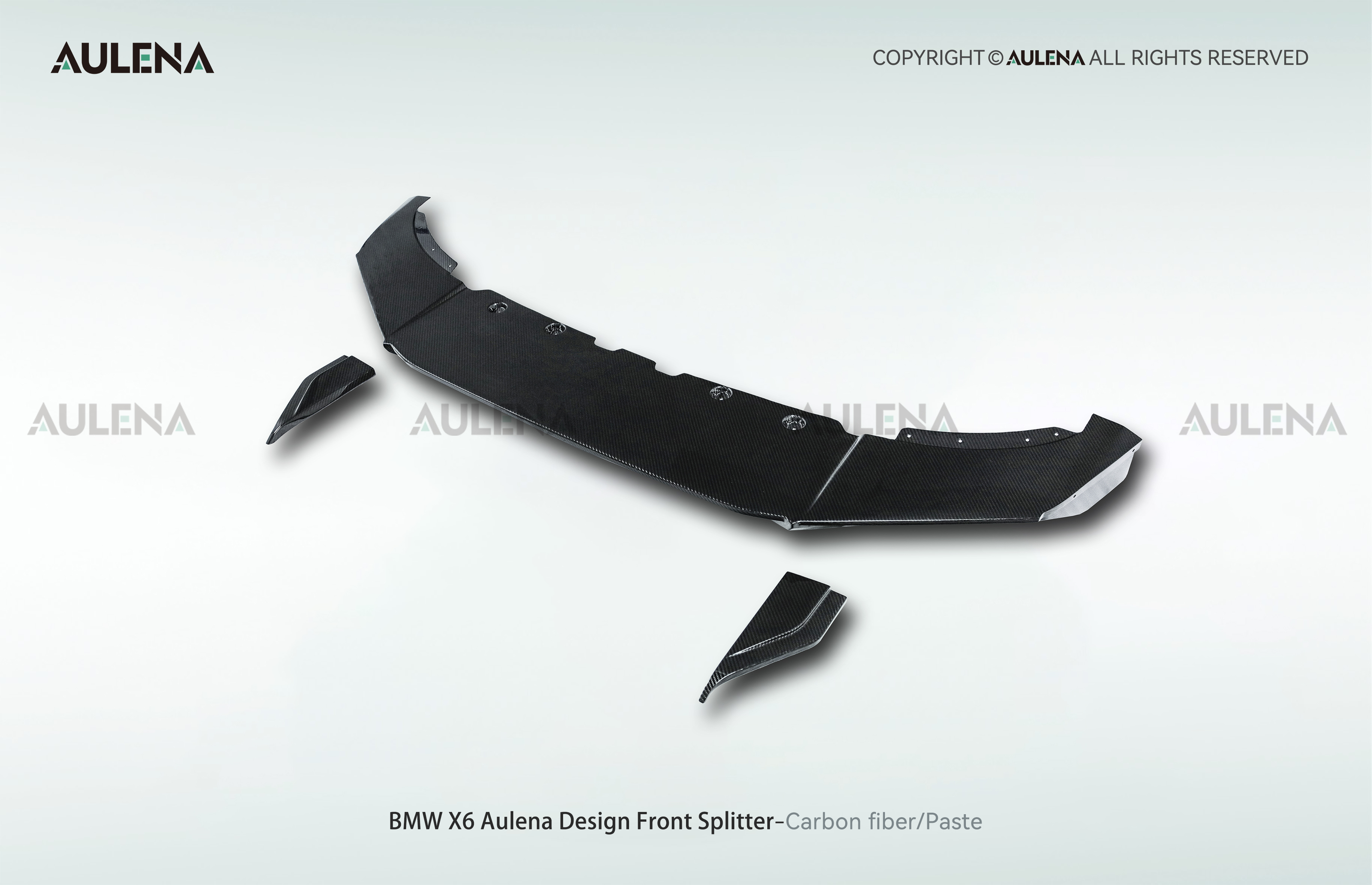 BMW X6 Aulena Design dry carbon performance Front Splitter