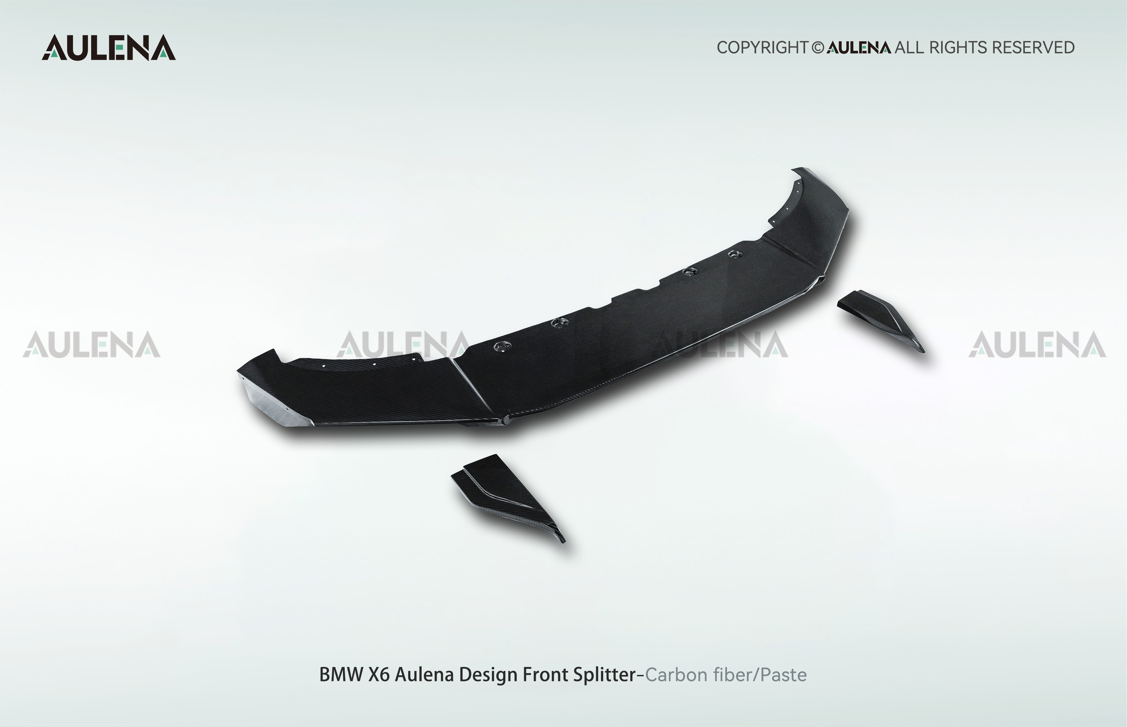 BMW X6 Aulena Design dry carbon performance Front Splitter