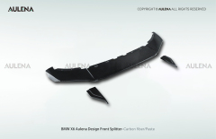 BMW X6 Aulena Design dry carbon performance Front Splitter