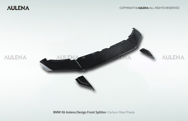 BMW X6 Aulena Design dry carbon performance Front Splitter