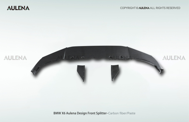 BMW X6 Aulena Design dry carbon performance Front Splitter