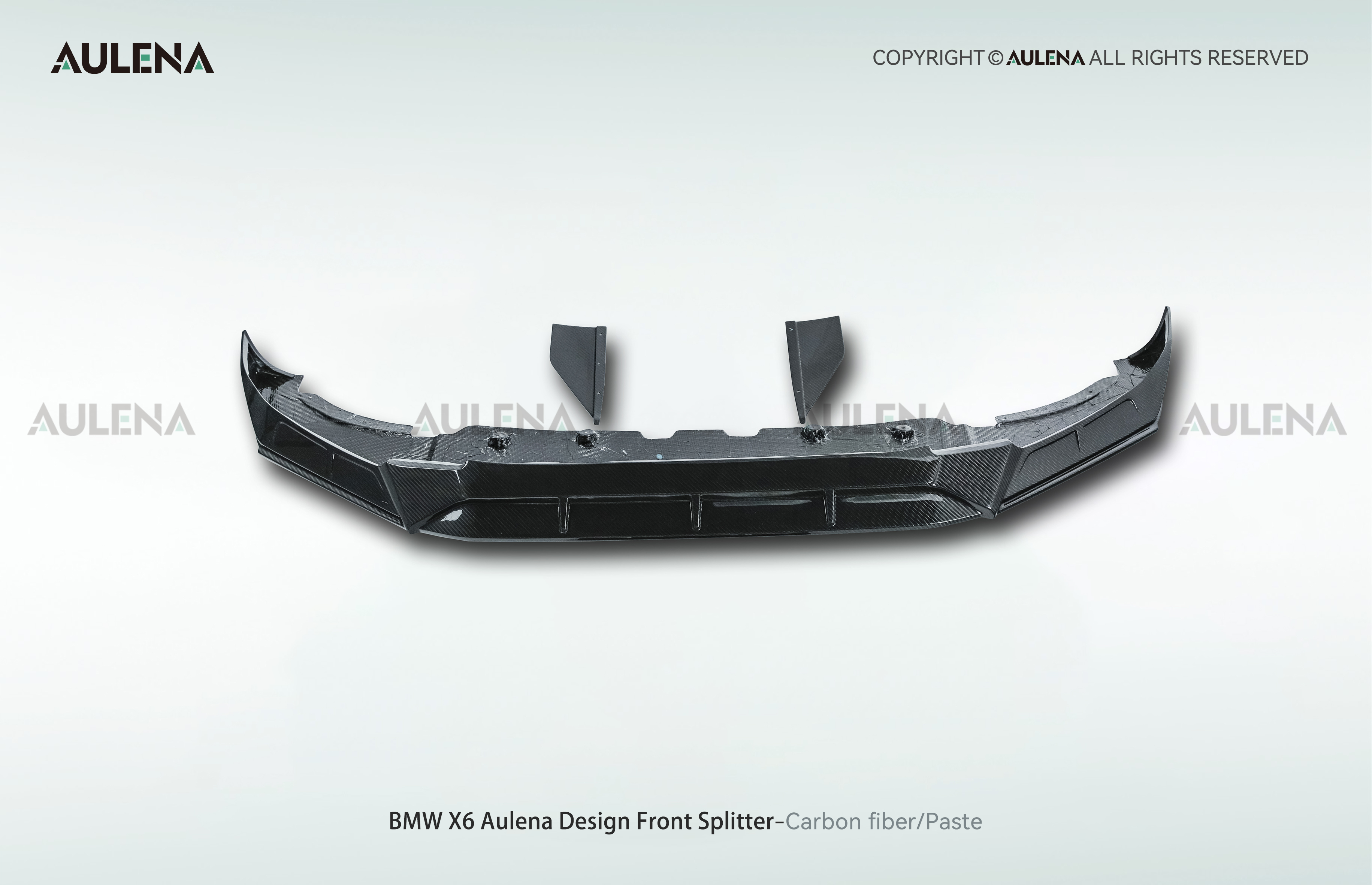 BMW X6 Aulena Design dry carbon performance Front Splitter