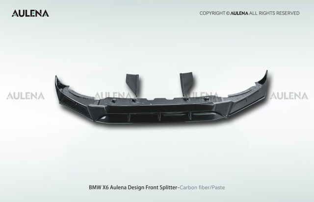 BMW X6 Aulena Design dry carbon performance Front Splitter