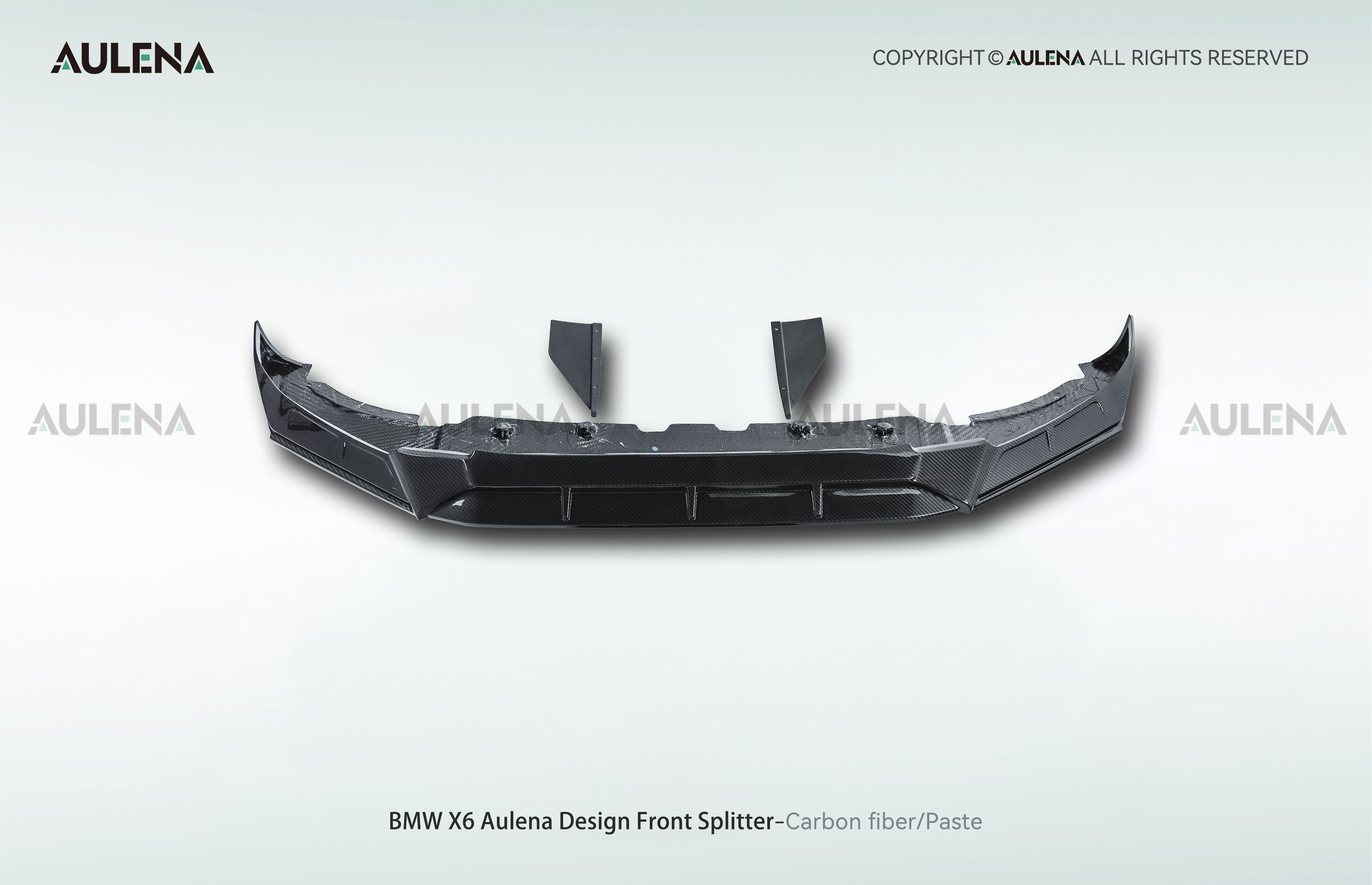 BMW X6 Aulena Design dry carbon performance Front Splitter