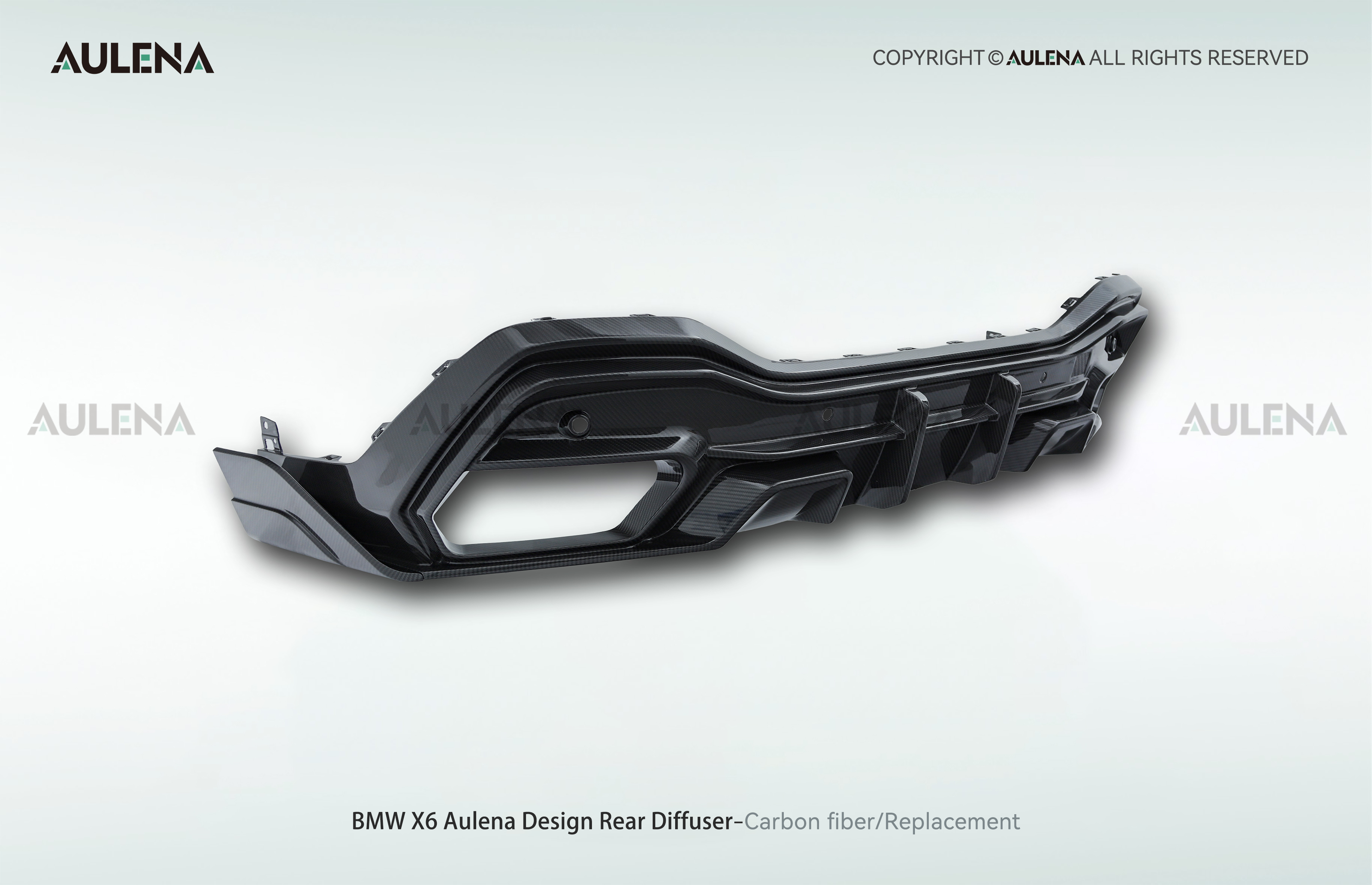 BMW X6 Aulena Design dry carbon performance Rear Diffuser