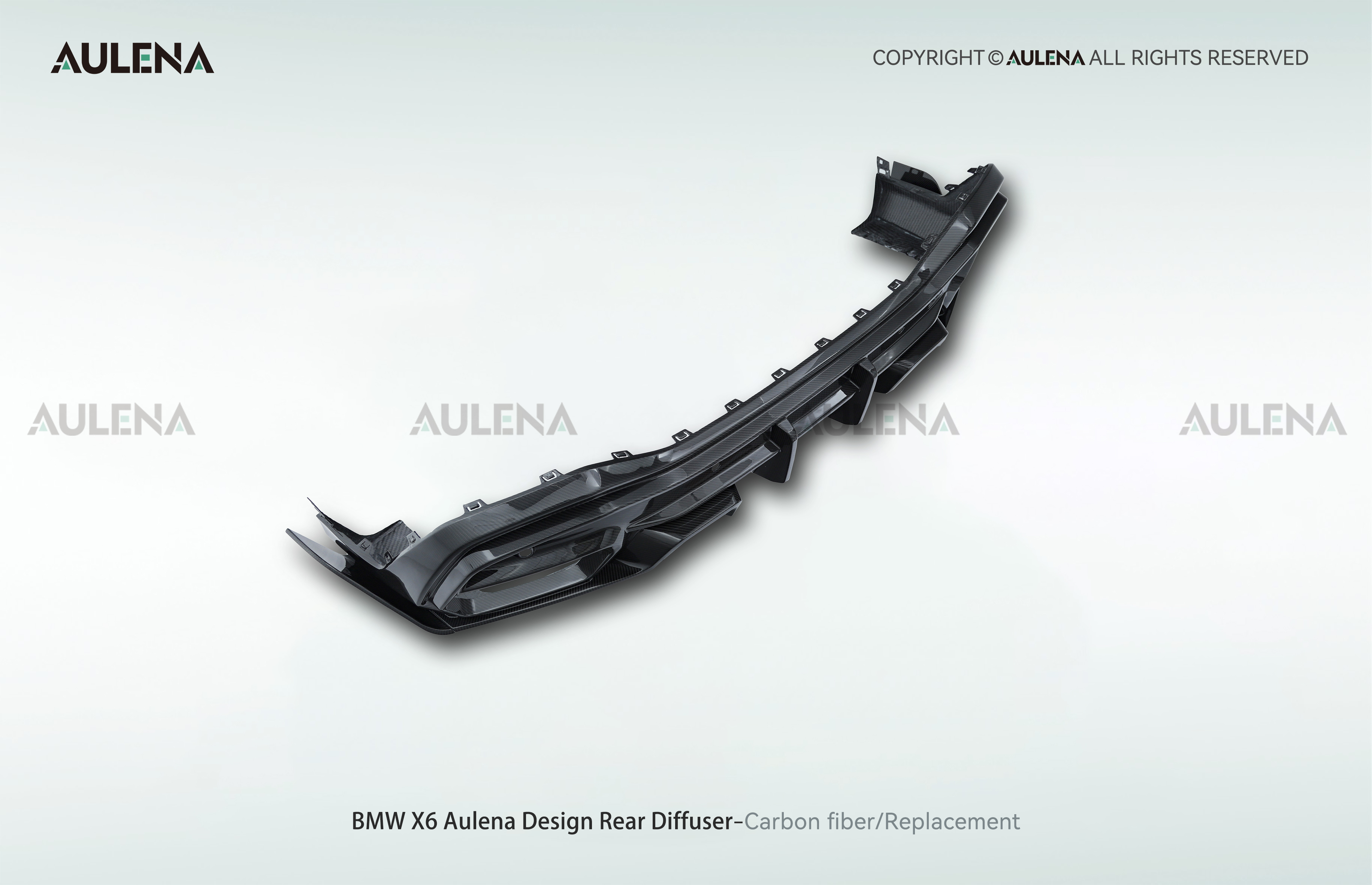 BMW X6 Aulena Design dry carbon performance Rear Diffuser