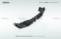 BMW X6 Aulena Design dry carbon performance Rear Diffuser