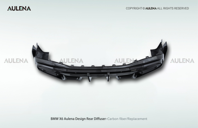 BMW X6 Aulena Design dry carbon performance Rear Diffuser