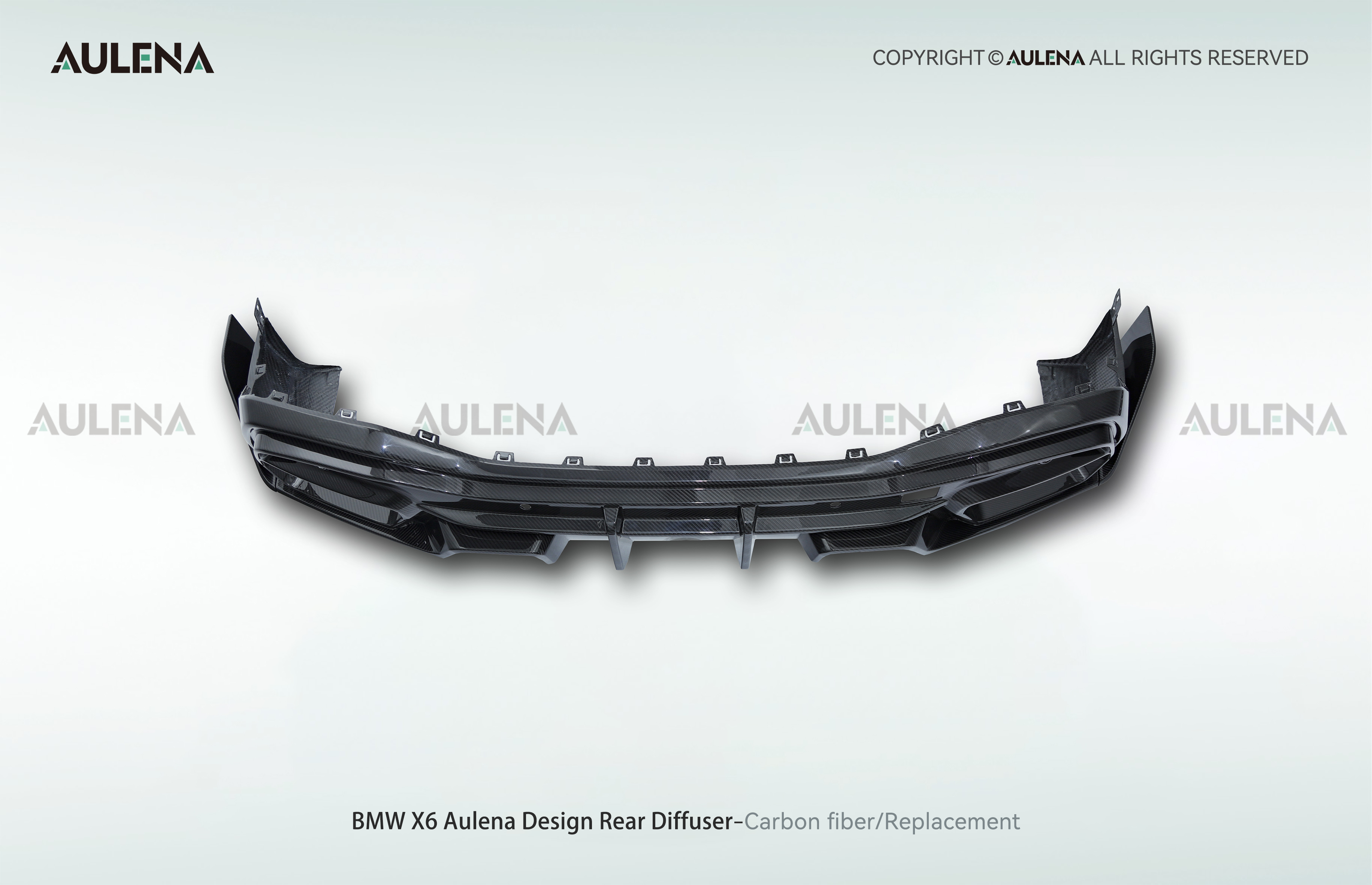 BMW X6 Aulena Design dry carbon performance Rear Diffuser