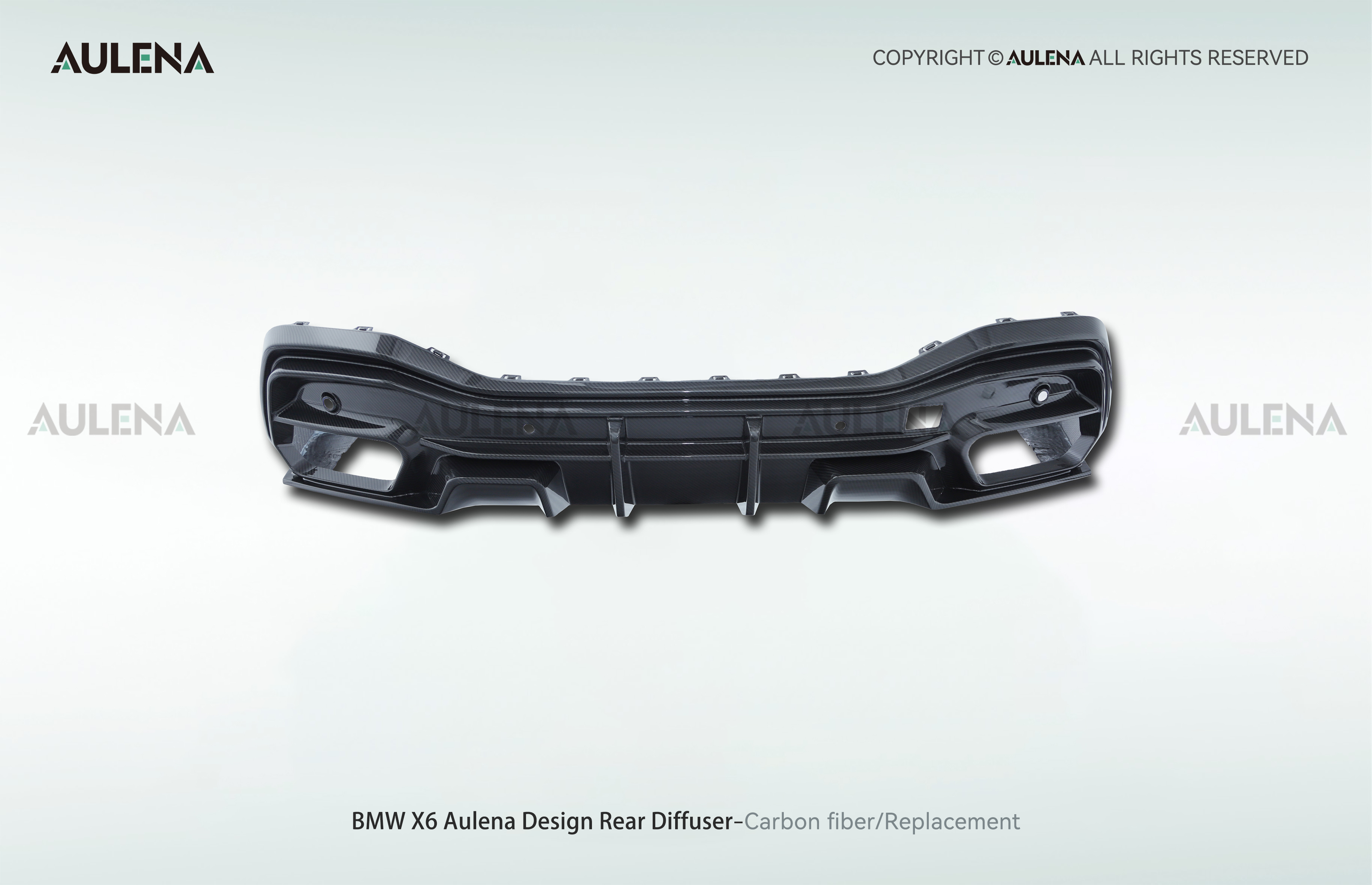 BMW X6 Aulena Design dry carbon performance Rear Diffuser