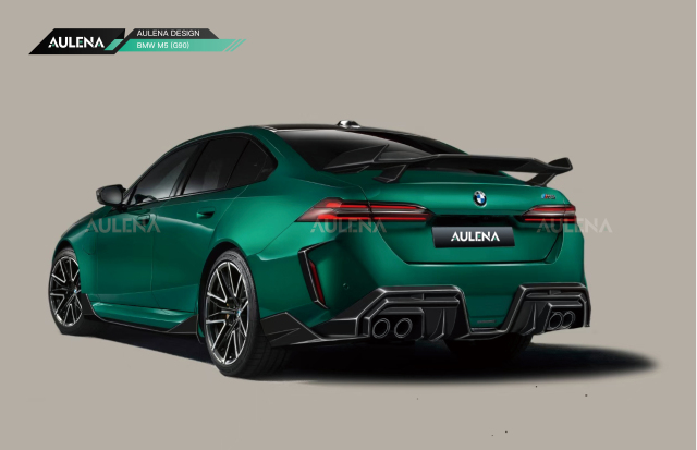 BMW M5(G90) Aulena Design dry carbon performance Rear Canards