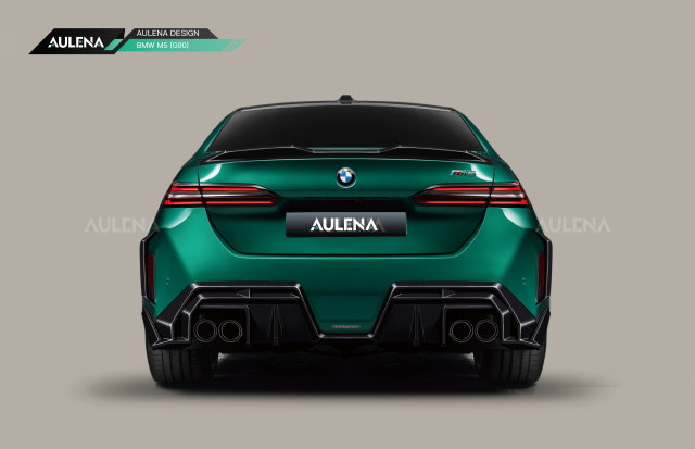 BMW M5(G90) Aulena Design dry carbon performance Rear Diffuser