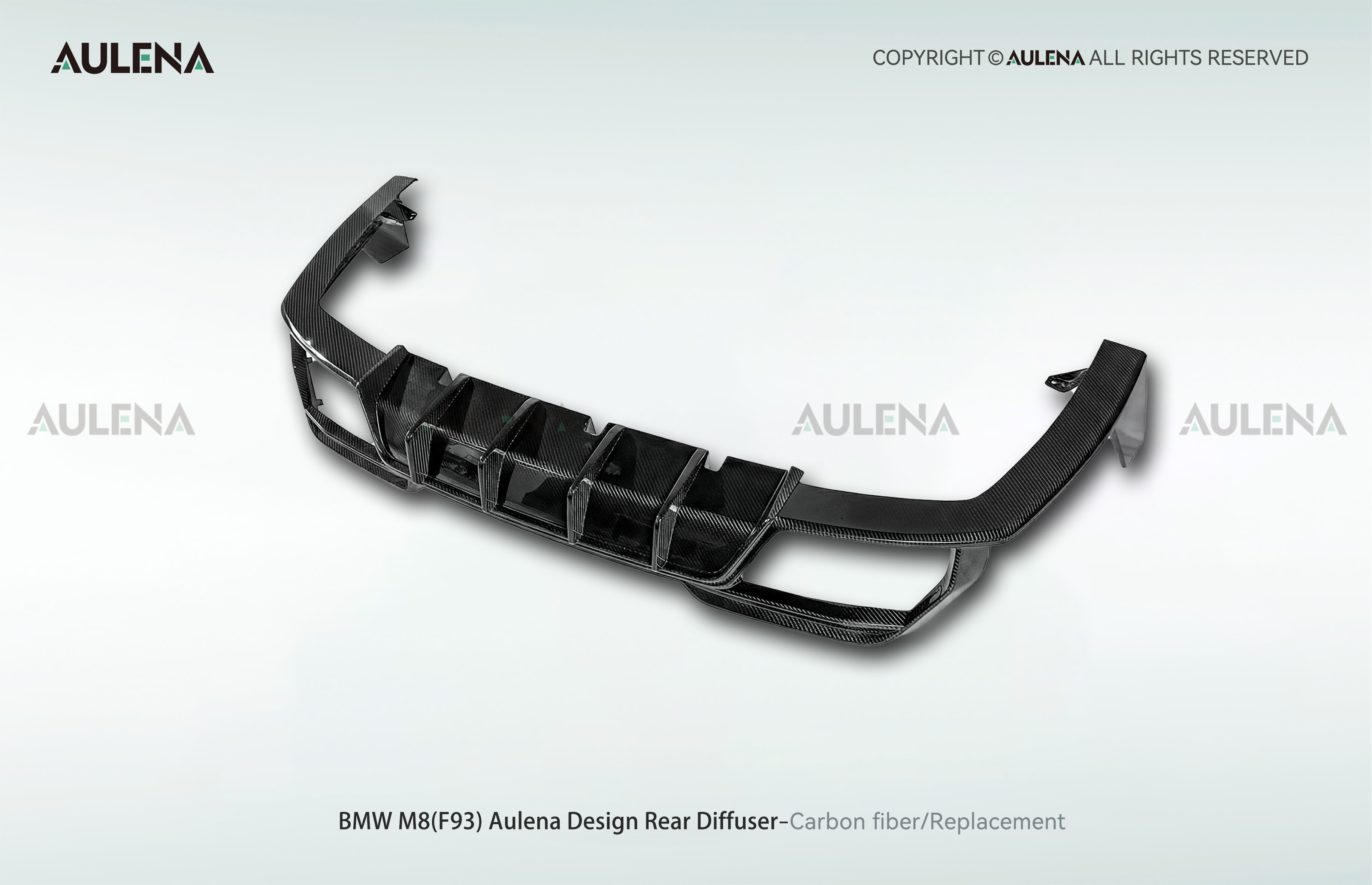 BMW M8(F93) Aulena Design dry carbon performance Rear Diffuser