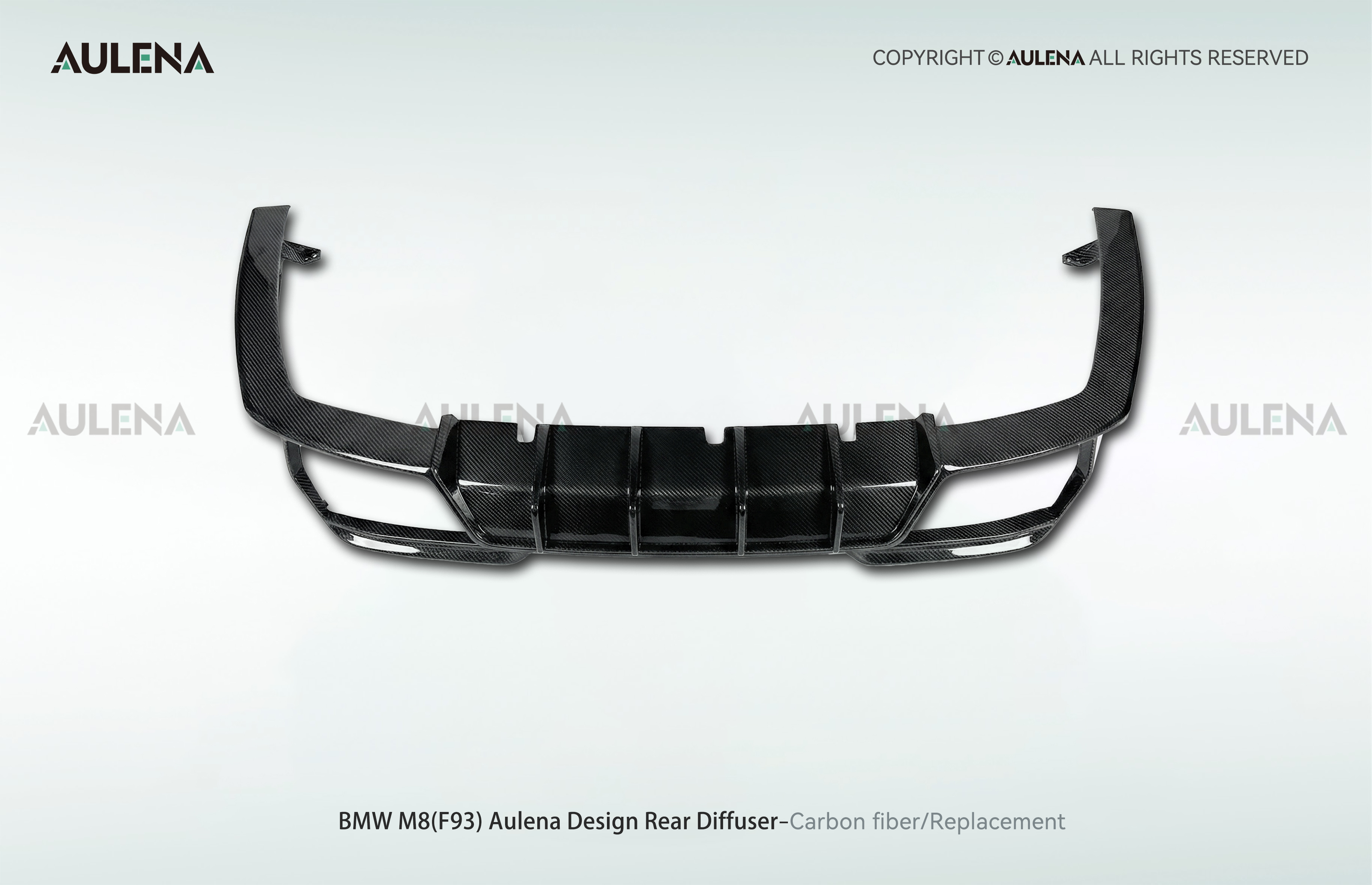 BMW M8(F93) Aulena Design dry carbon performance Rear Diffuser