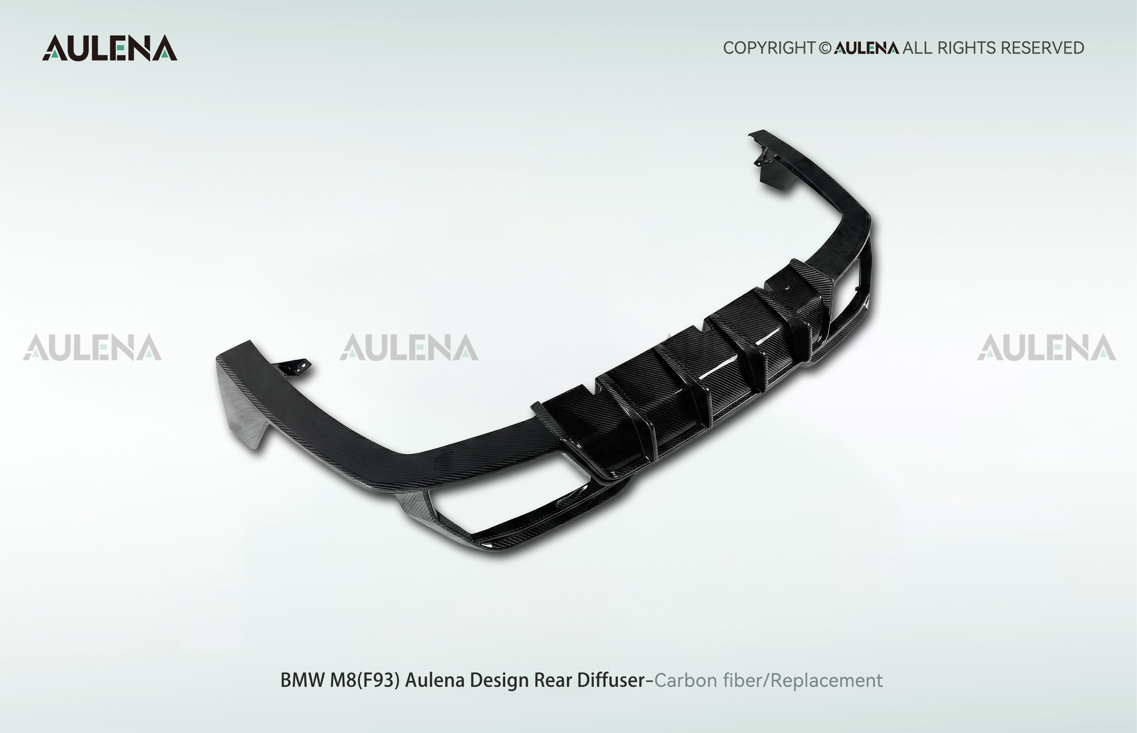 BMW M8(F93) Aulena Design dry carbon performance Rear Diffuser