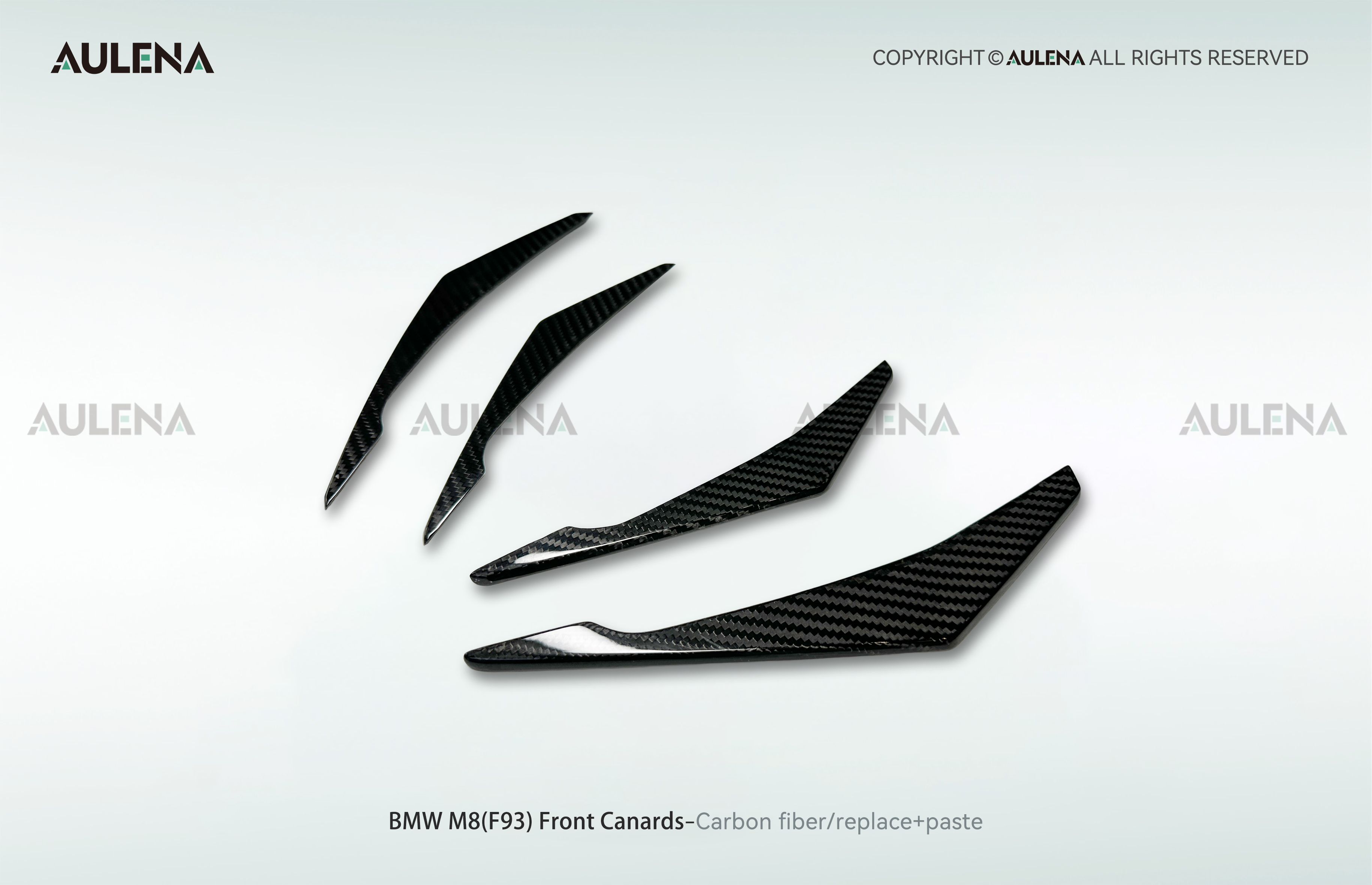 BMW M8(F93) Aulena Design dry carbon performance Front Canards
