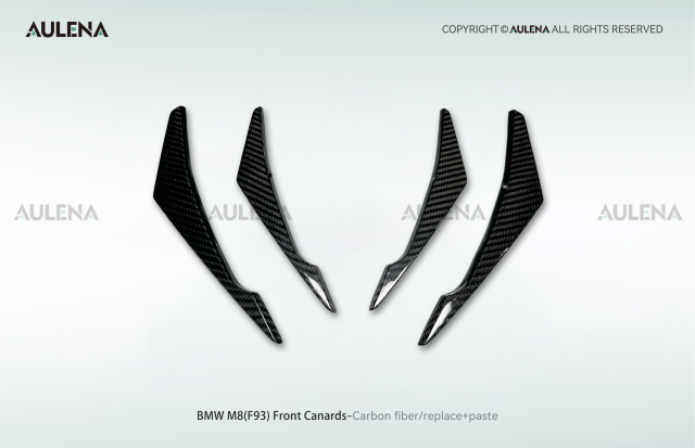 BMW M8(F93) Aulena Design dry carbon performance Front Canards