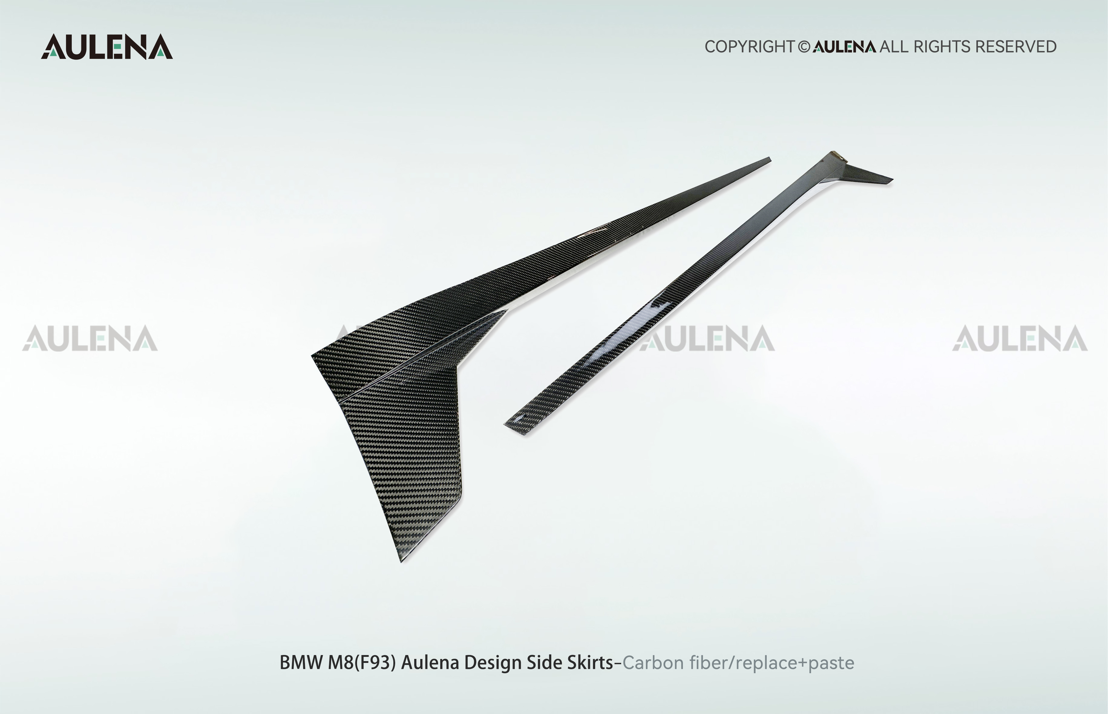BMW M8(F93) Aulena Design dry carbon performance Side Skirts