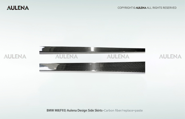 BMW M8(F93) Aulena Design dry carbon performance Side Skirts