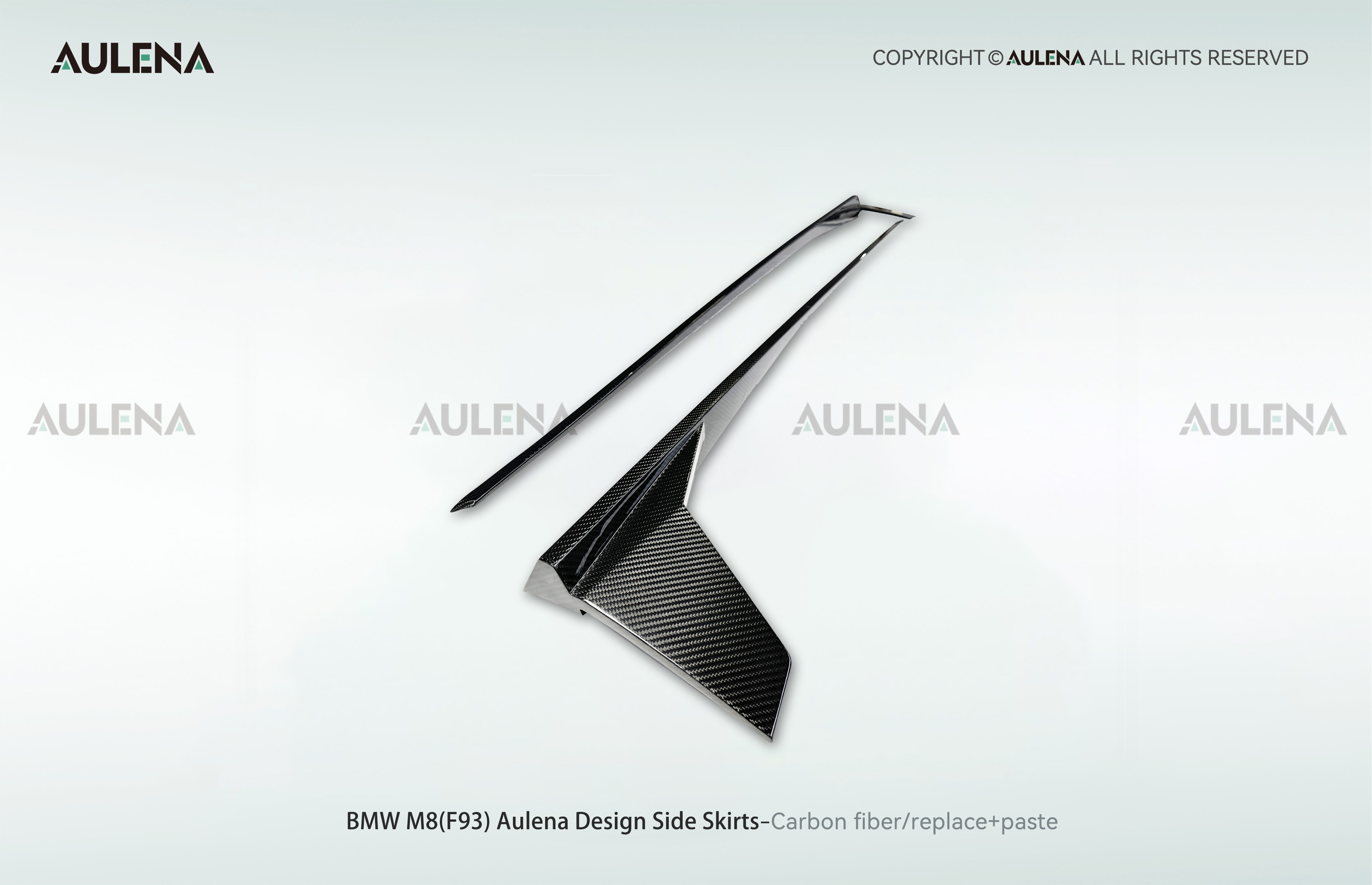 BMW M8(F93) Aulena Design dry carbon performance Side Skirts