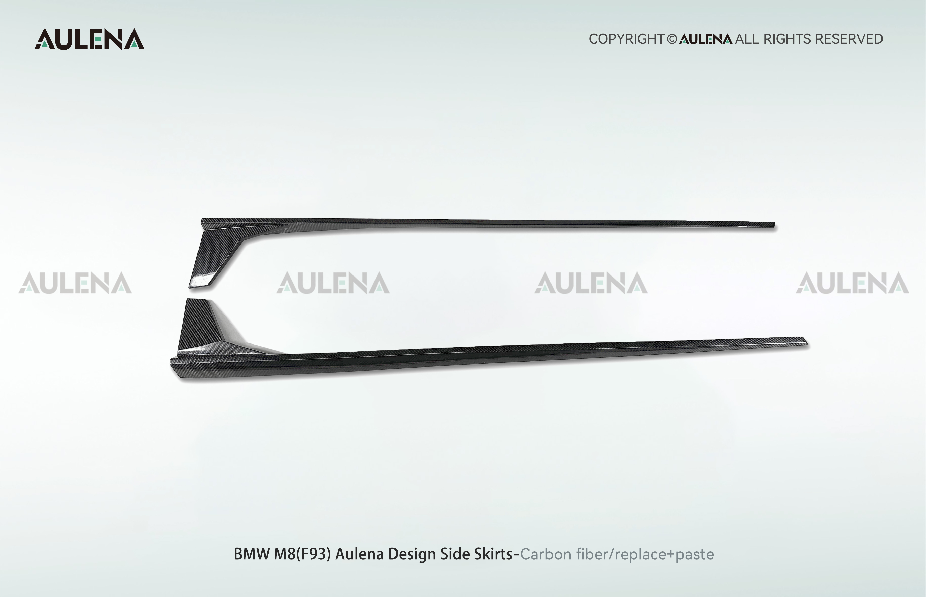 BMW M8(F93) Aulena Design dry carbon performance Side Skirts