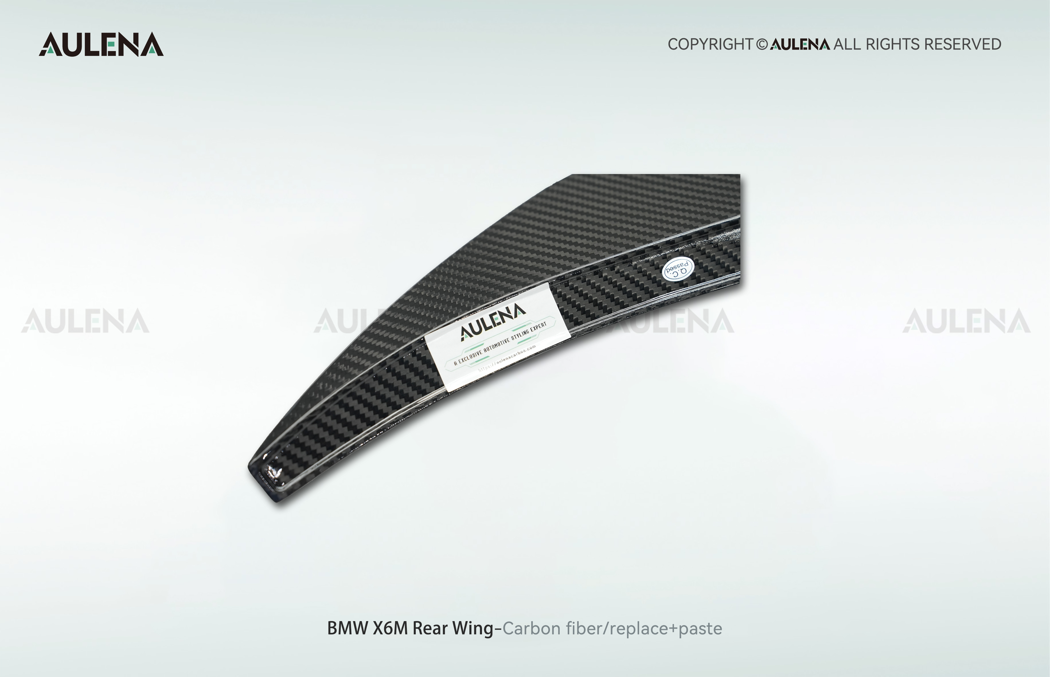 BMW X6M Aulena Design dry carbon performance Rear Wing