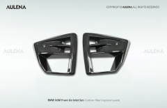 BMW X6M Aulena Design dry carbon performance Front Air Inlet Set