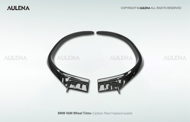 BMW X6M Aulena Design dry carbon performance Wheel Trims