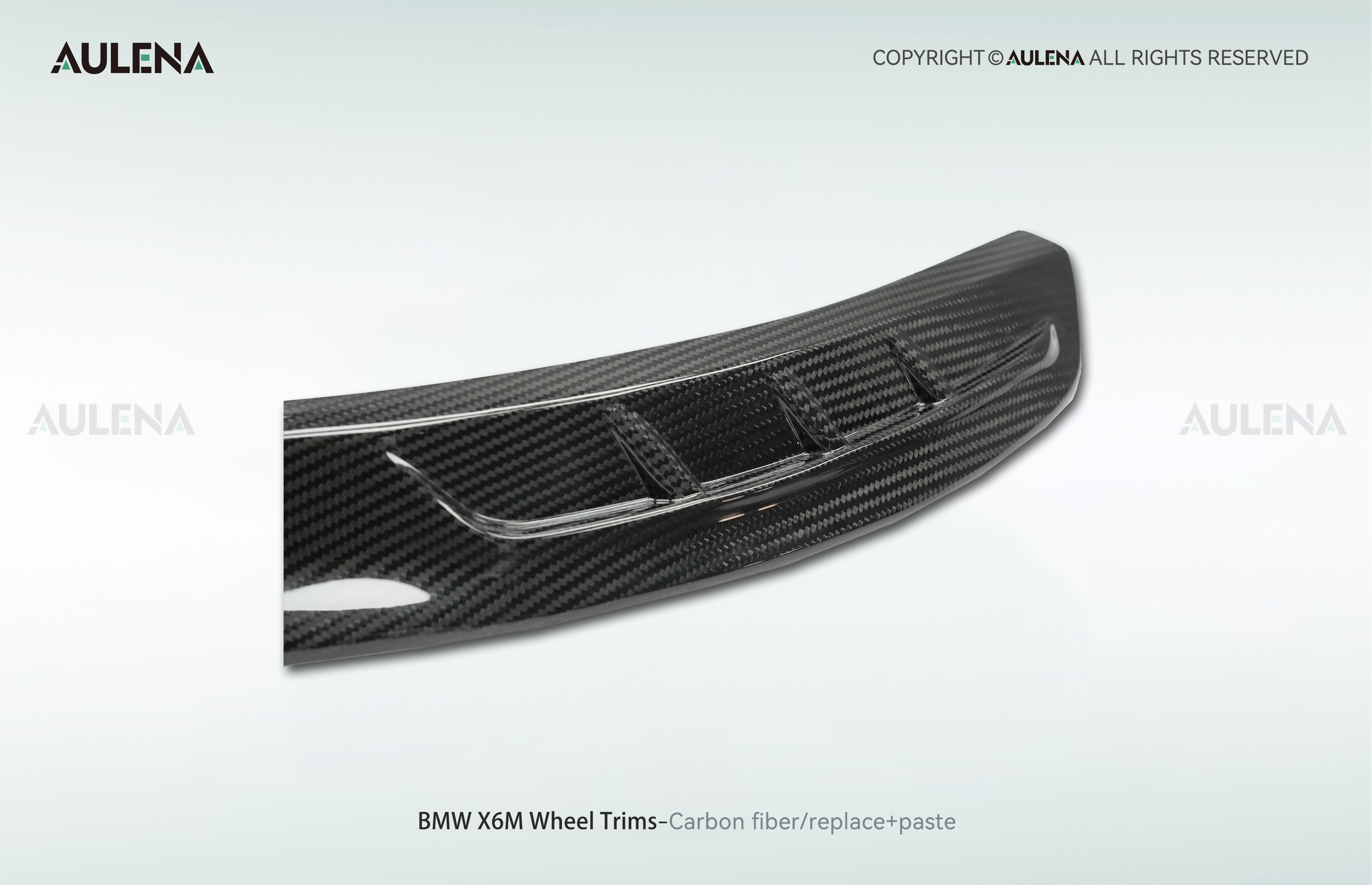 BMW X6M Aulena Design dry carbon performance Wheel Trims