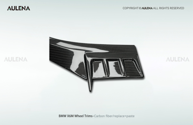 BMW X6M Aulena Design dry carbon performance Wheel Trims