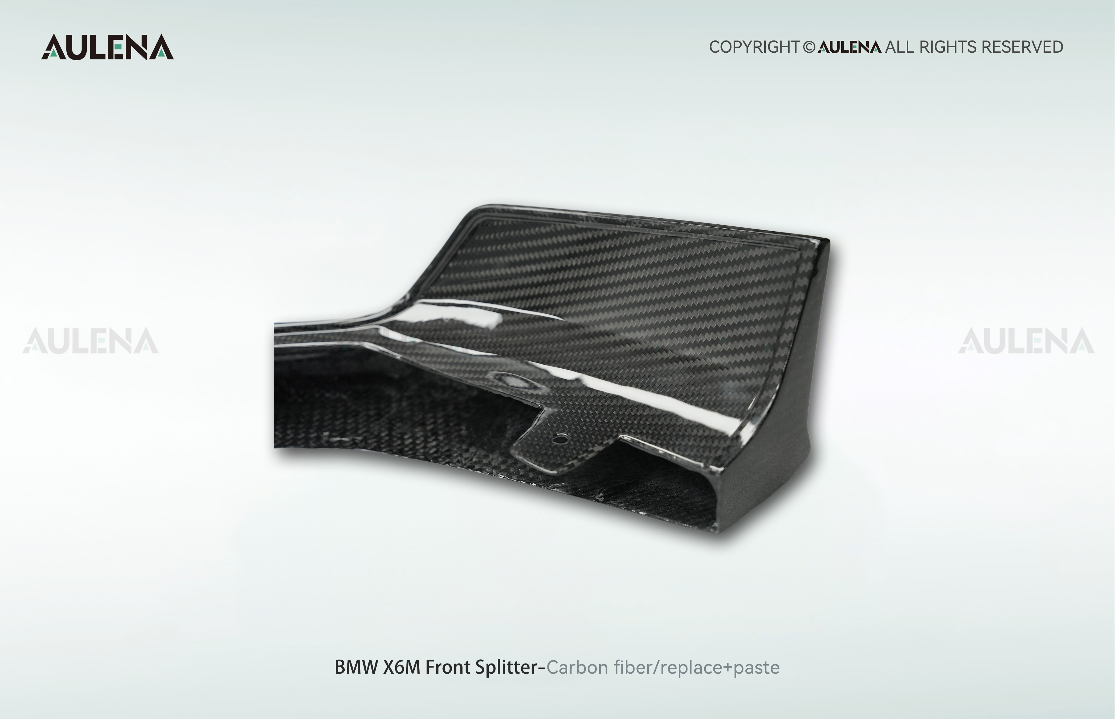 BMW X6M Aulena Design dry carbon performance Front Splitter