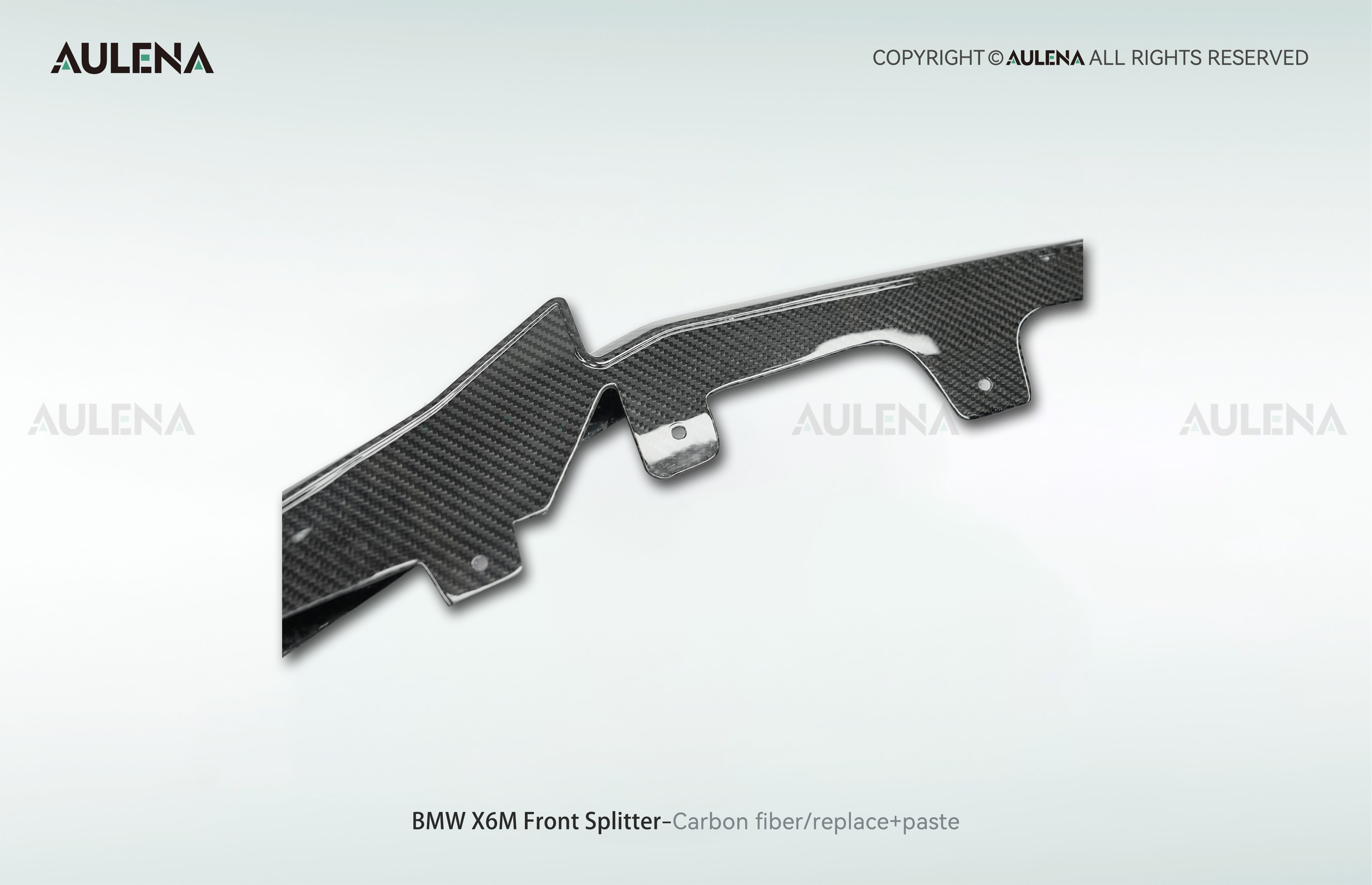 BMW X6M Aulena Design dry carbon performance Front Splitter