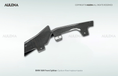 BMW X6M Aulena Design dry carbon performance Front Splitter