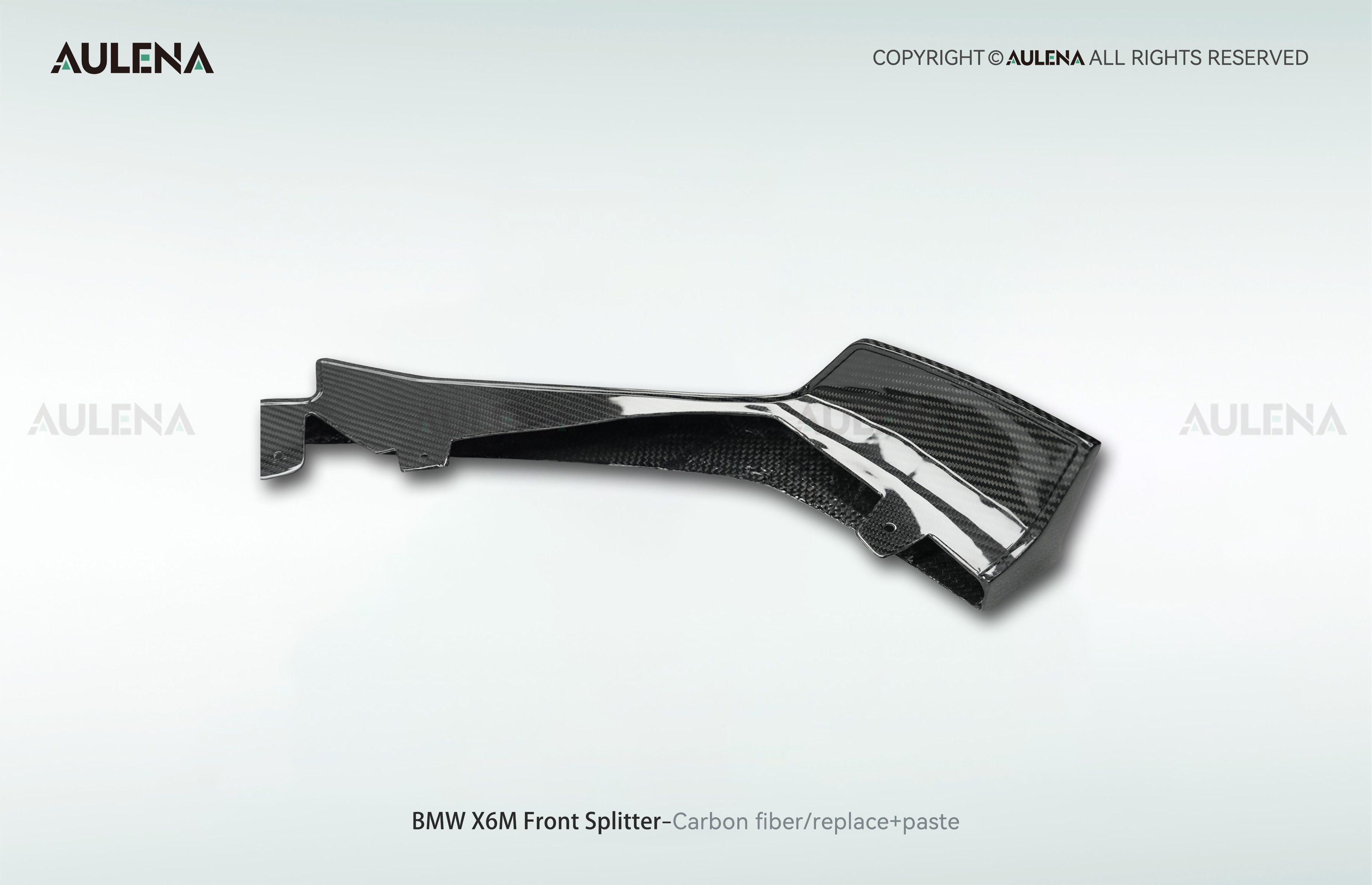 BMW X6M Aulena Design dry carbon performance Front Splitter