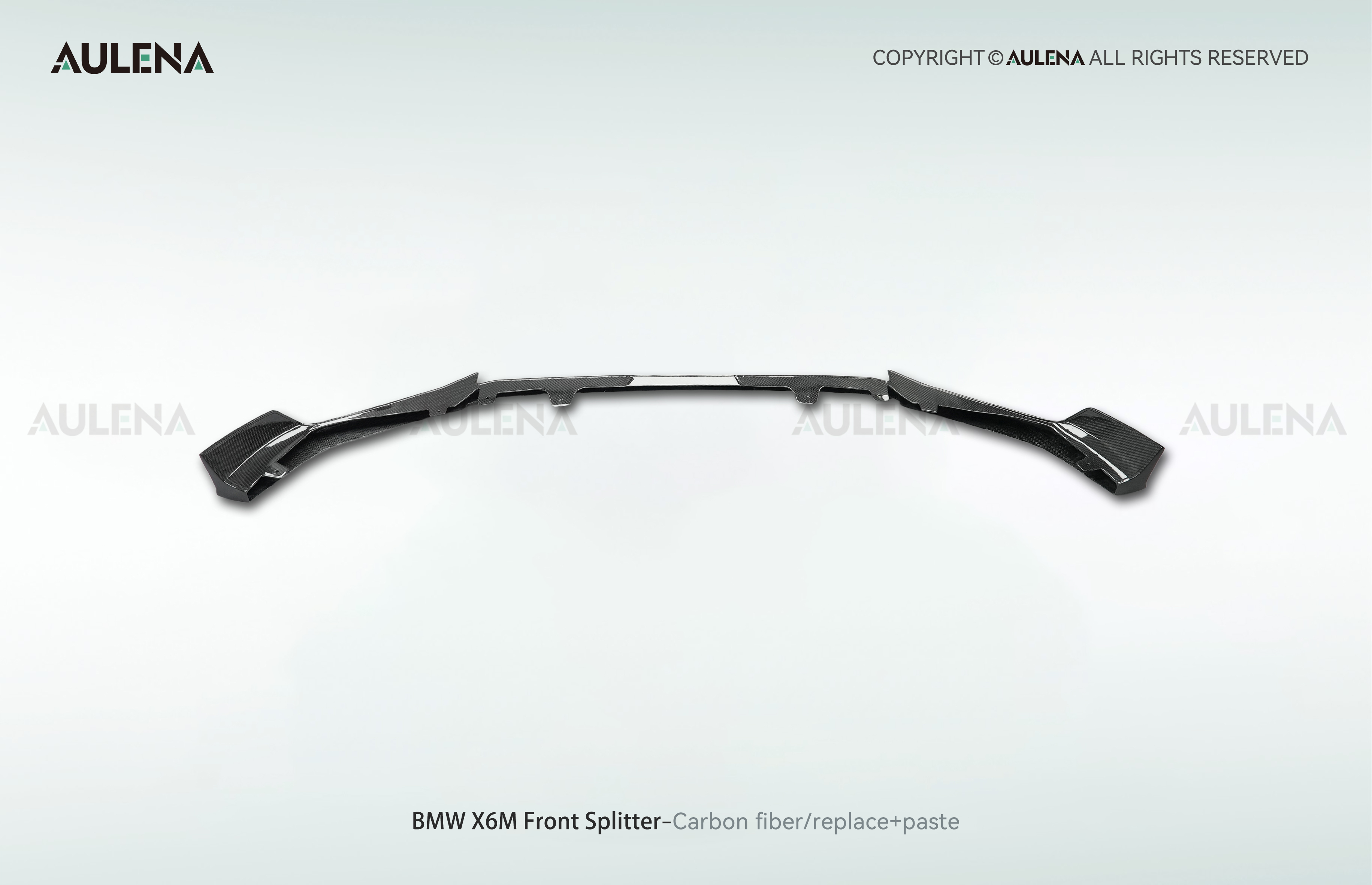 BMW X6M Aulena Design dry carbon performance Front Splitter