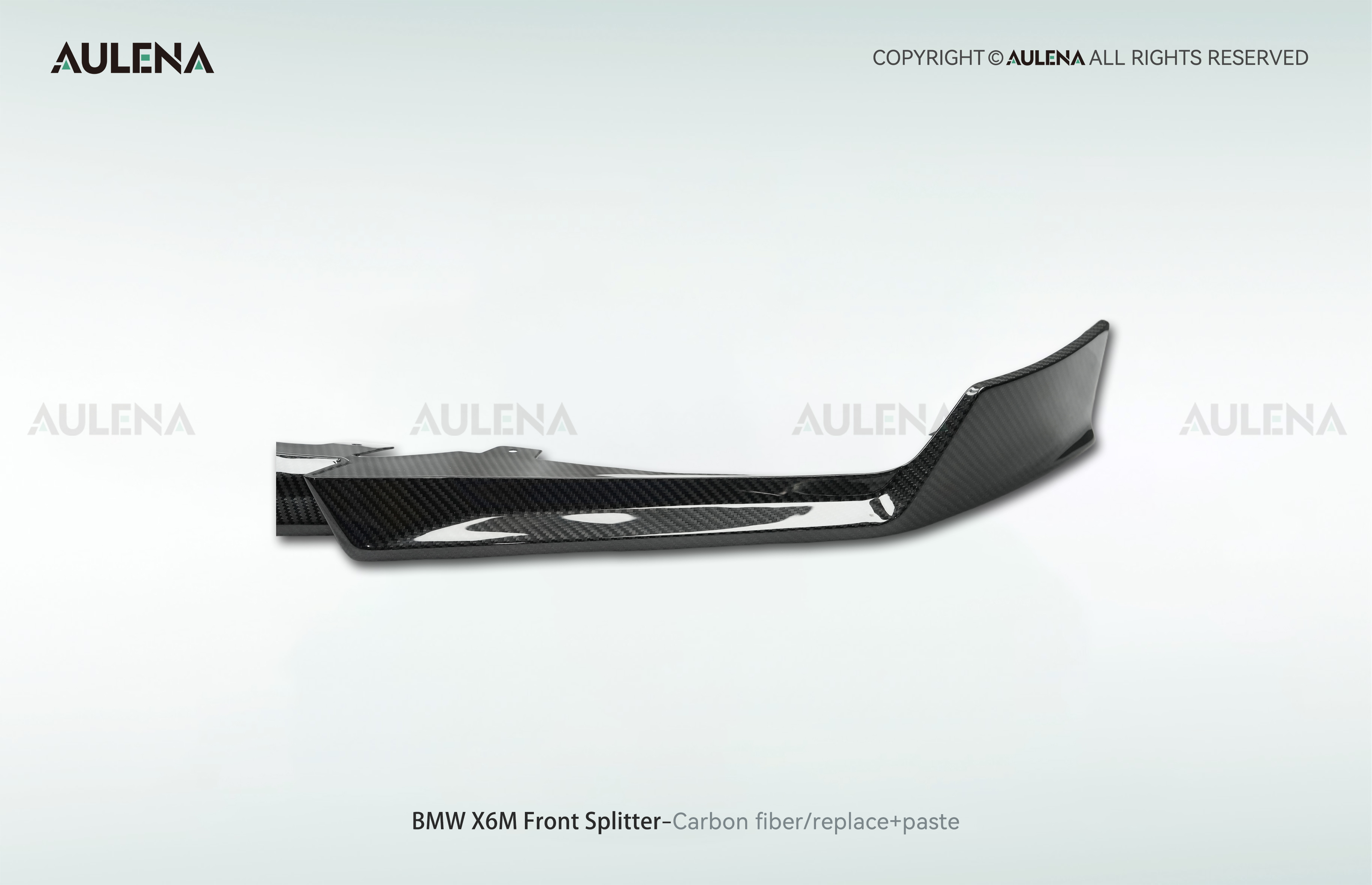 BMW X6M Aulena Design dry carbon performance Front Splitter