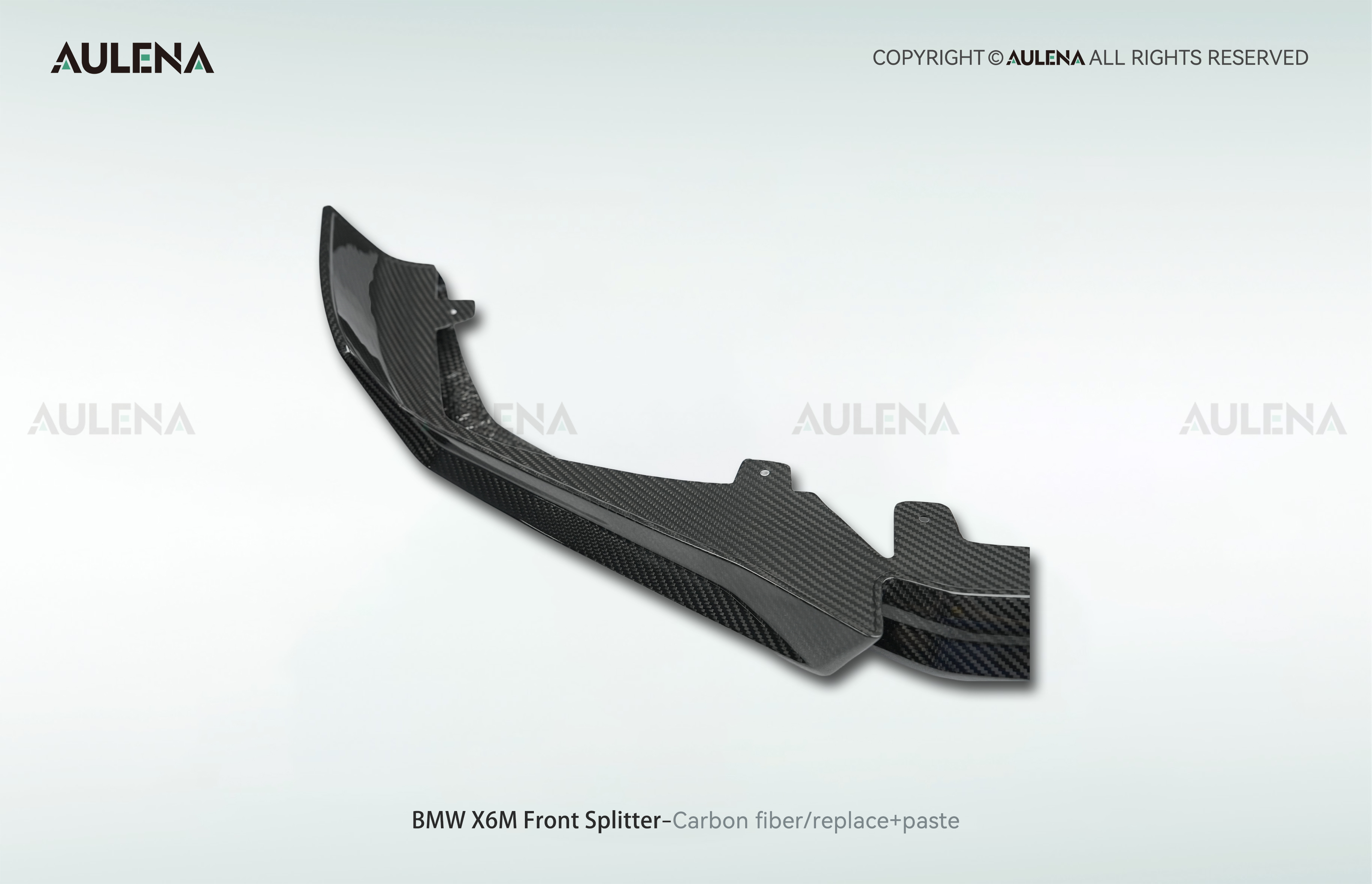 BMW X6M Aulena Design dry carbon performance Front Splitter