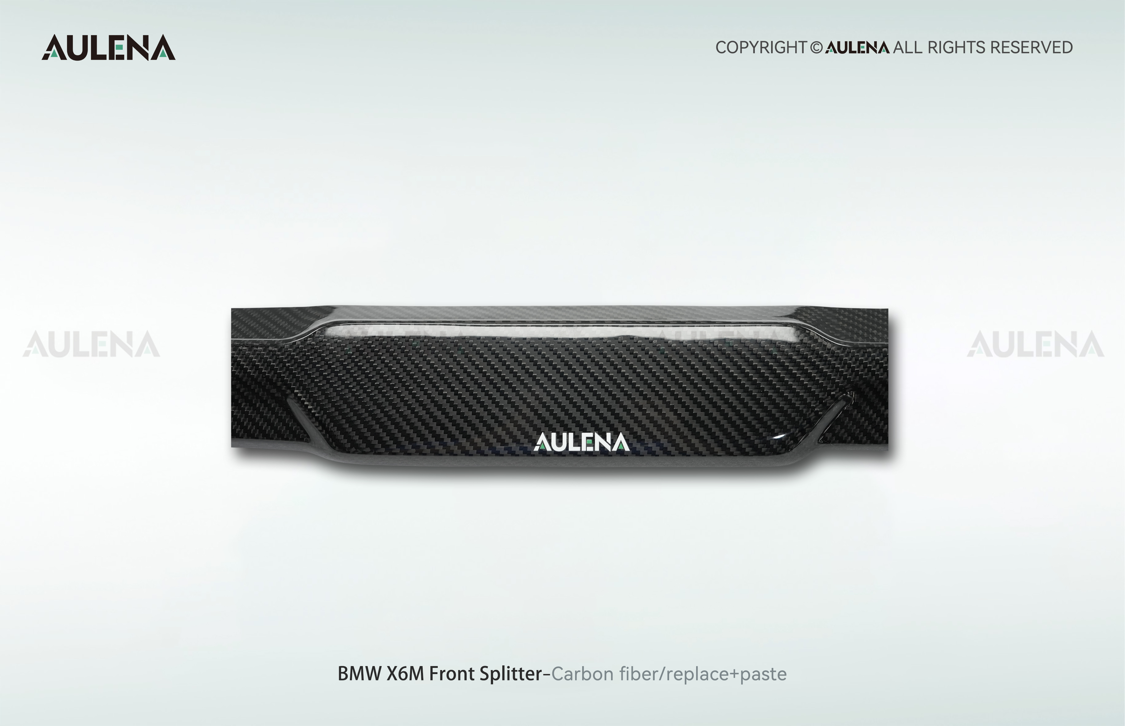 BMW X6M Aulena Design dry carbon performance Front Splitter