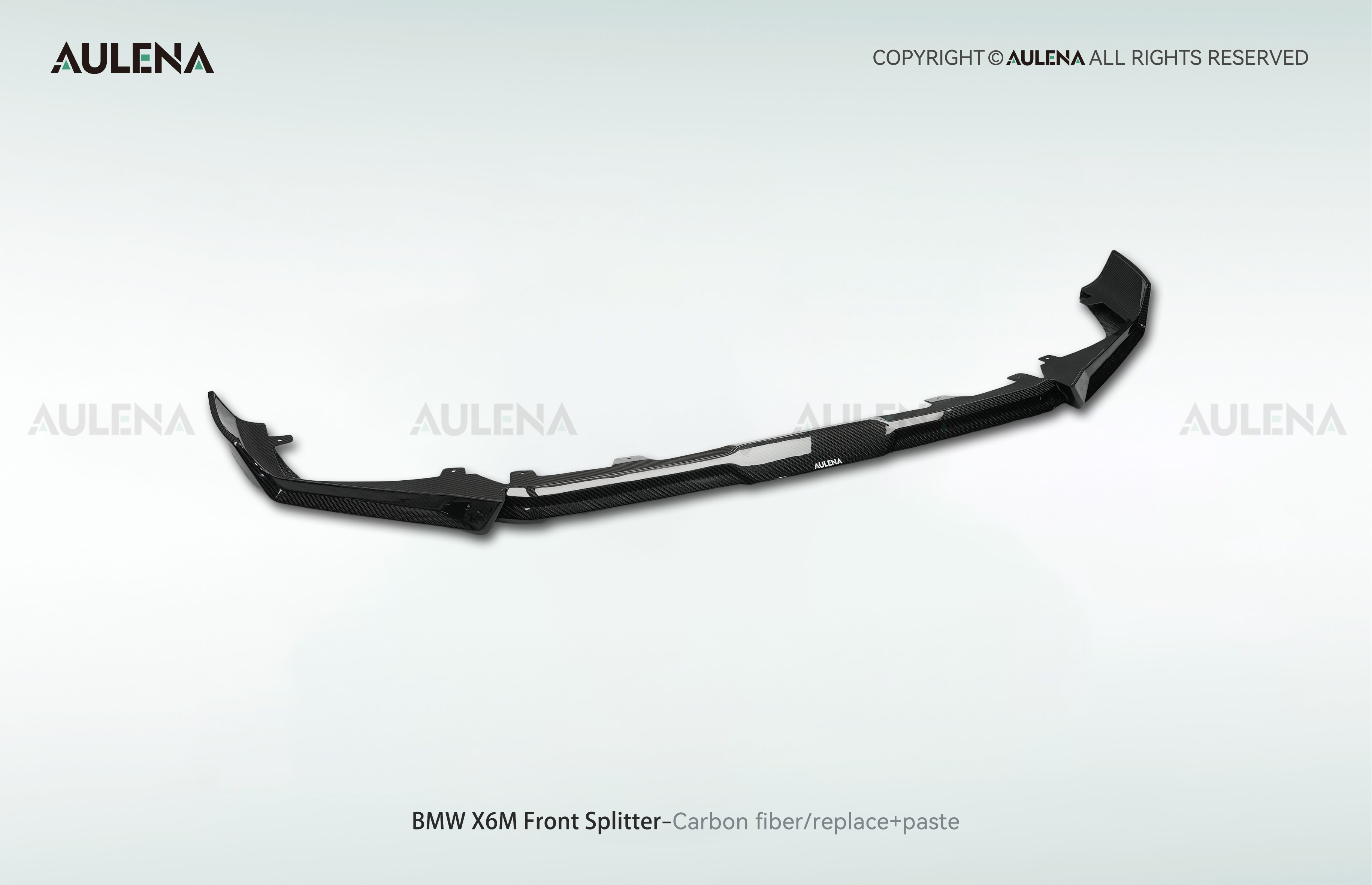 BMW X6M Aulena Design dry carbon performance Front Splitter