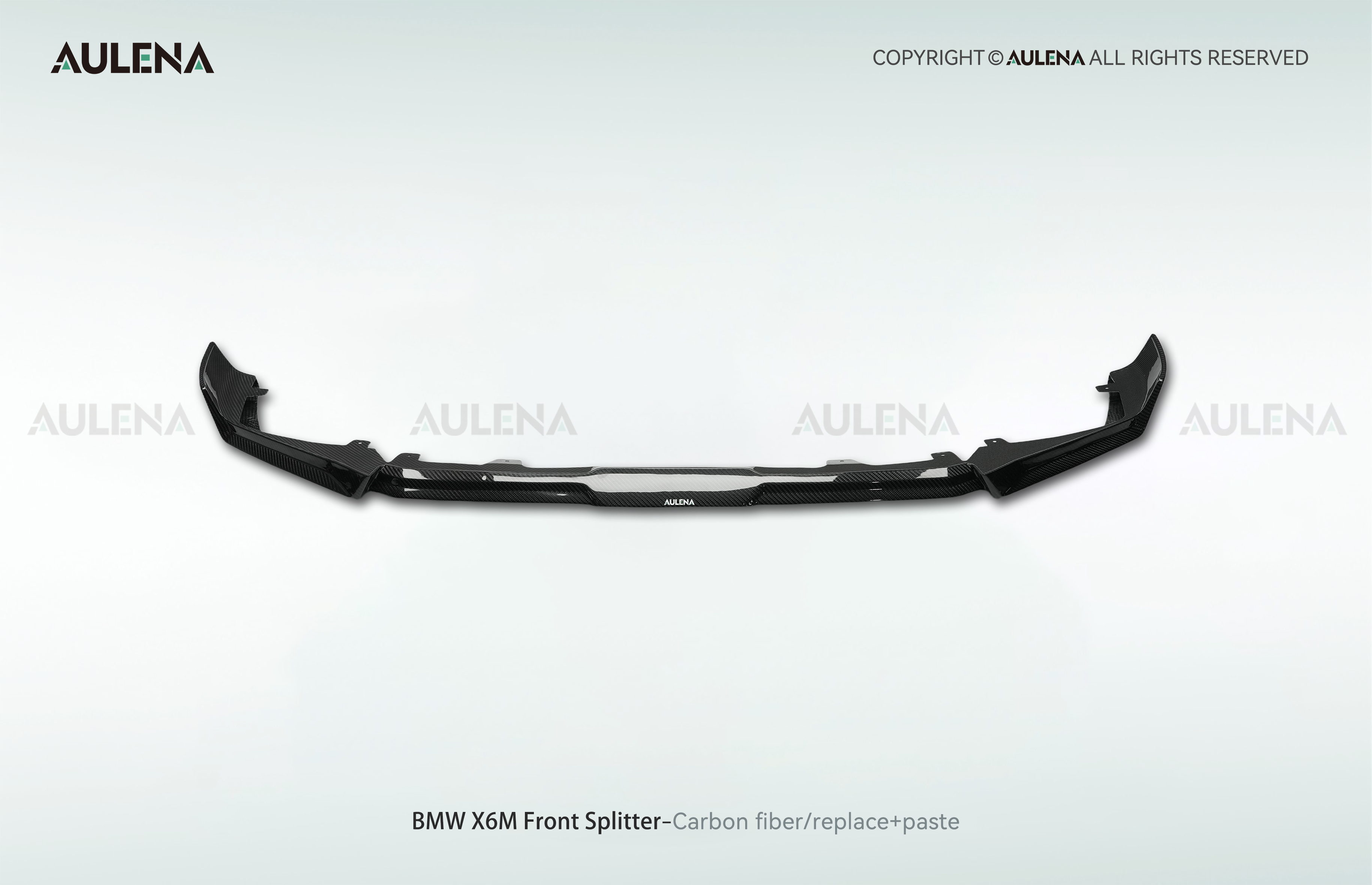 BMW X6M Aulena Design dry carbon performance Front Splitter