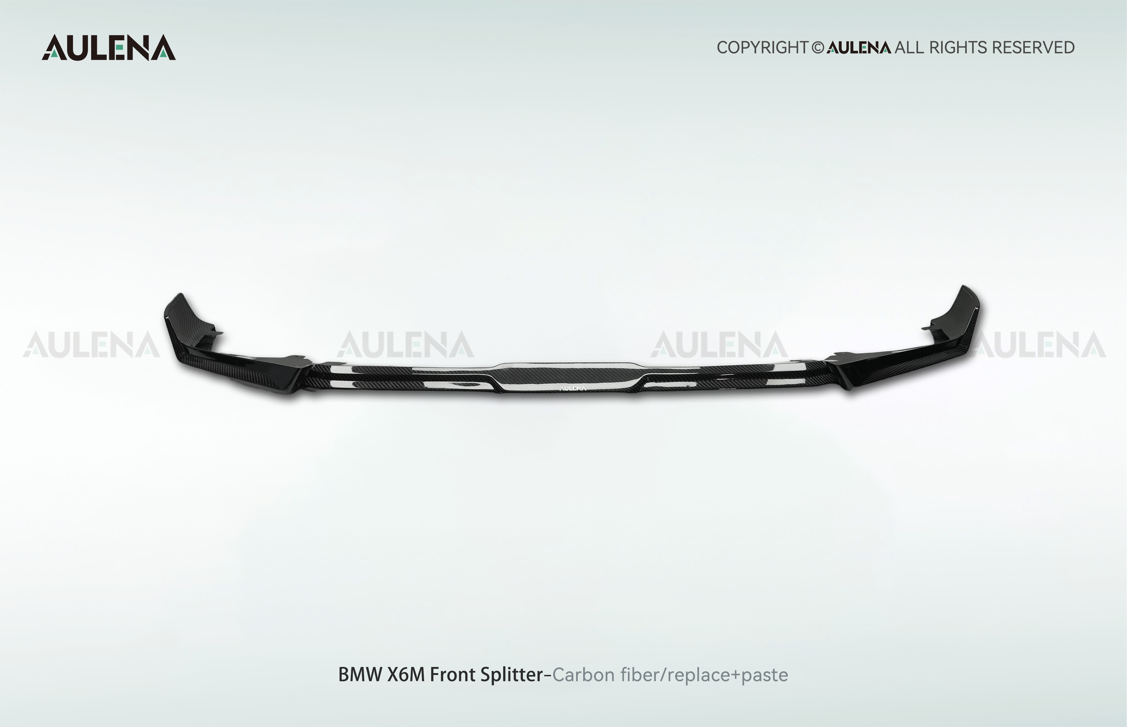 BMW X6M Aulena Design dry carbon performance Front Splitter